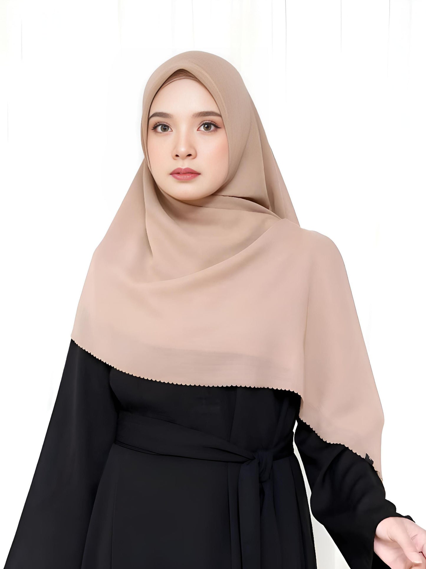 Luxury Arabian Voal Hijab Square Laser Cut Muslim Scarf Islamic Headwear for Women Modest Fashion Eid Ramadan Gift