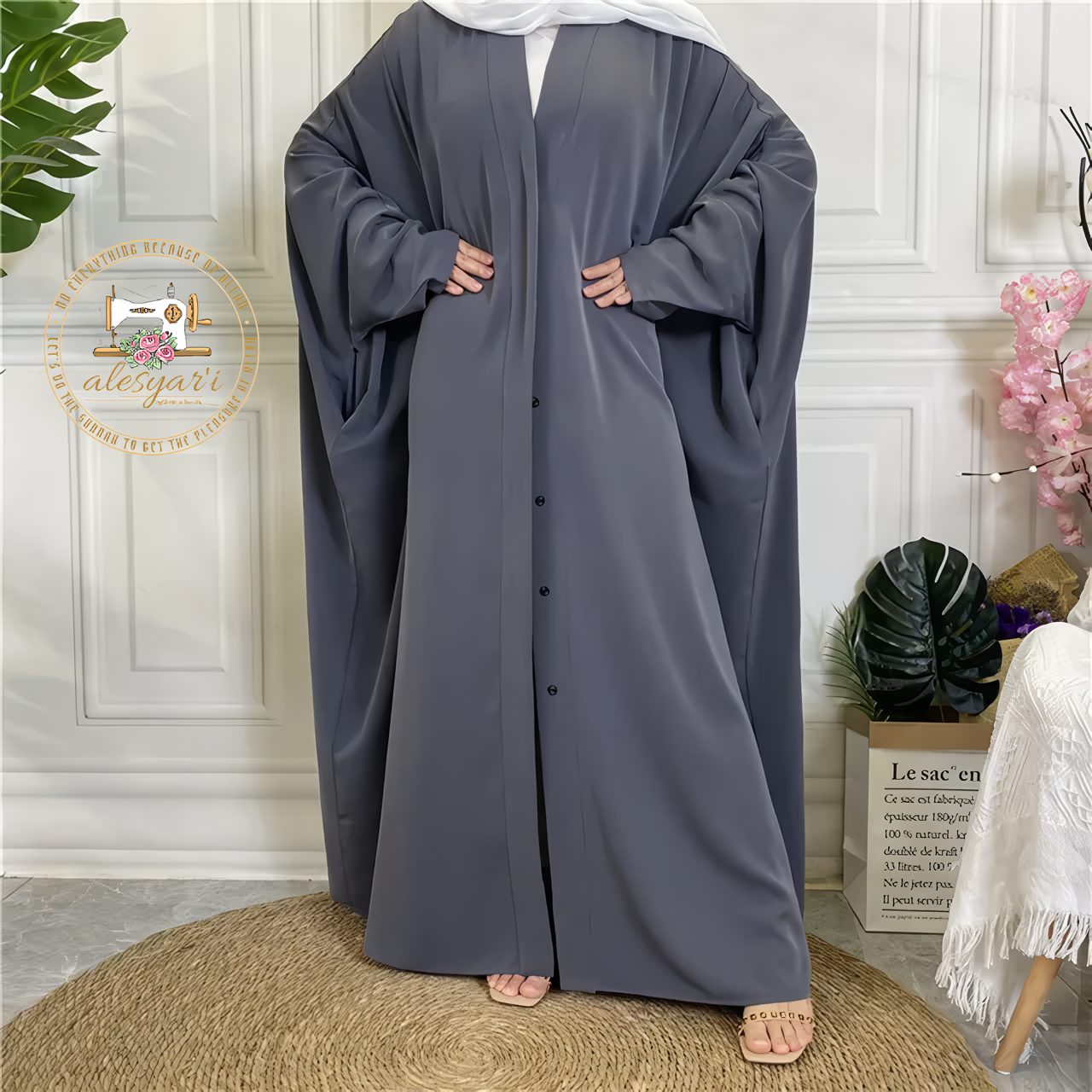 Alesyari Shop I Elevate Your Eid Mubarak Style with Long Maxi Dresses for Muslim Women during Ramadan and Islamic Occasions