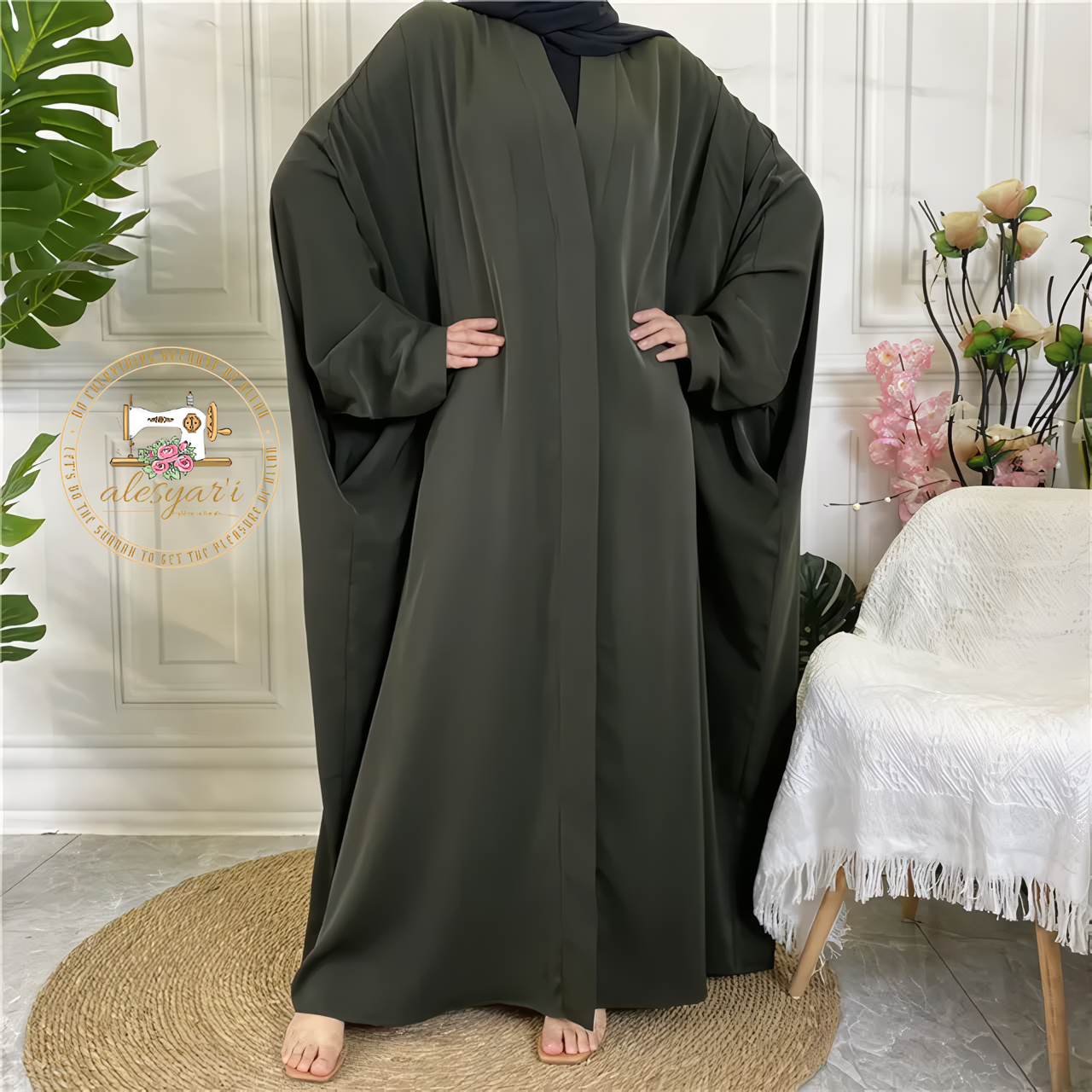 Alesyari Shop I Elevate Your Eid Mubarak Style with Long Maxi Dresses for Muslim Women during Ramadan and Islamic Occasions