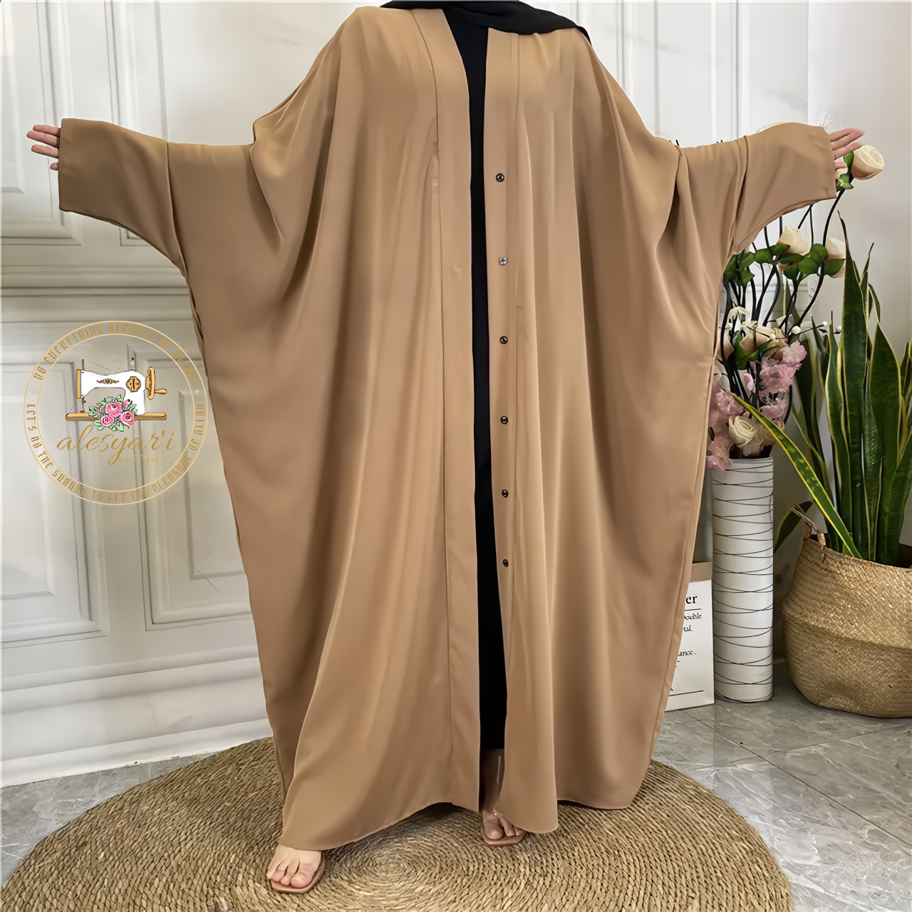 Alesyari Shop I Elevate Your Eid Mubarak Style with Long Maxi Dresses for Muslim Women during Ramadan and Islamic Occasions