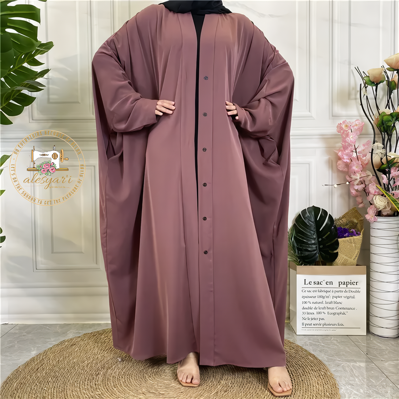 Alesyari Shop I Elevate Your Eid Mubarak Style with Long Maxi Dresses for Muslim Women during Ramadan and Islamic Occasions