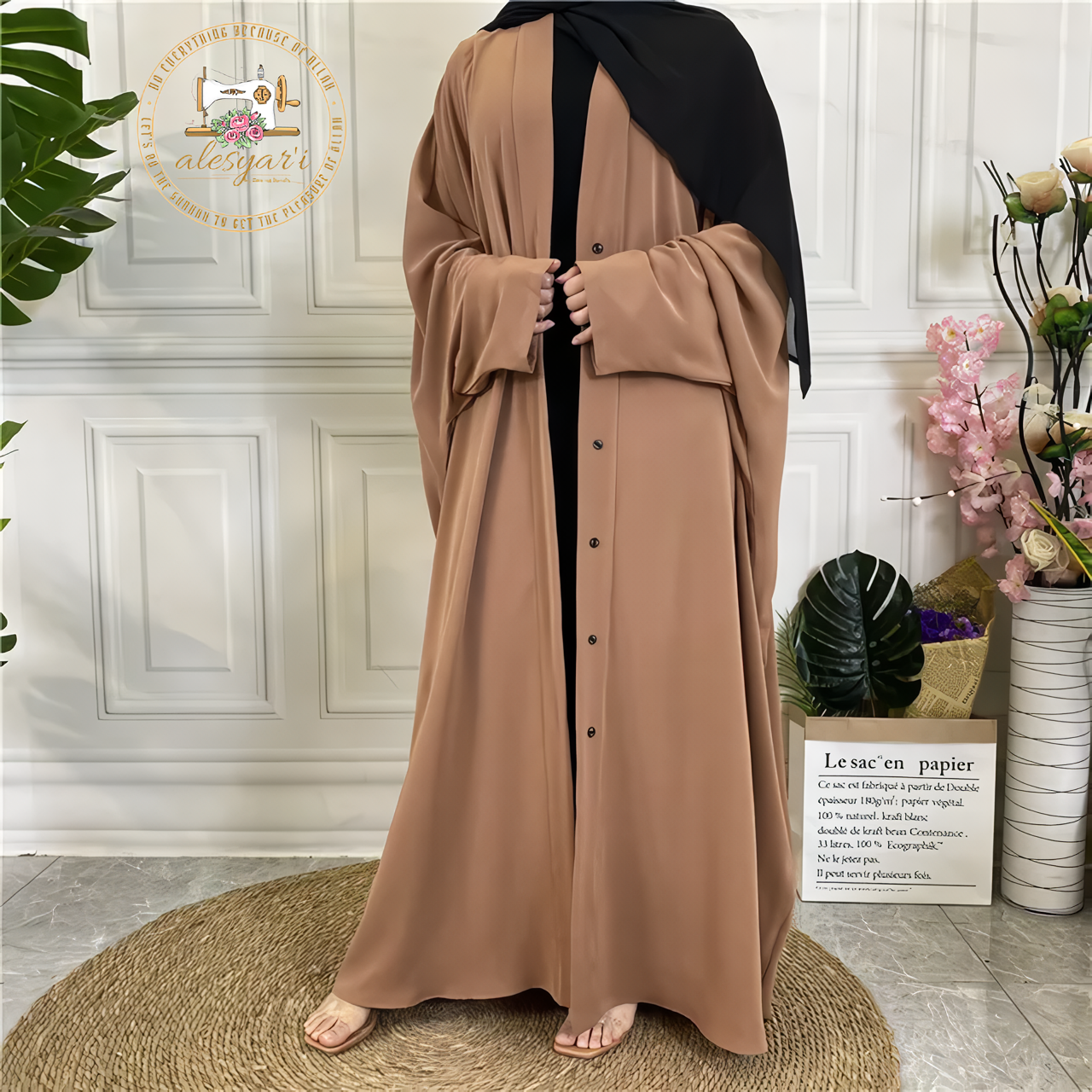 Alesyari Shop I Elevate Your Eid Mubarak Style with Long Maxi Dresses for Muslim Women during Ramadan and Islamic Occasions