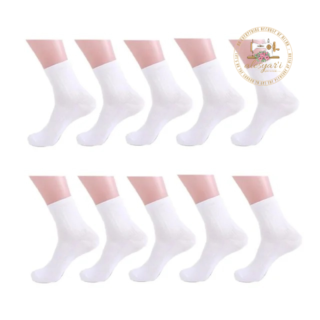 Alesyari Shop I 10 Pairs of Autumn-Winter Thicken Mid-Length Cotton Socks for Men – Deodorant, Sweat-Absorbing, and Casual Sport Comfort