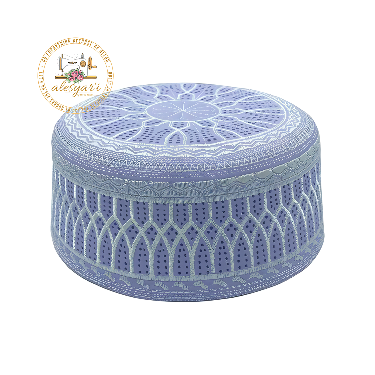 Alesyari Shop I Stylish Cotton Muslim Men's Prayer Hats - Elevate Your Spiritual Style with Our Islamic Collection