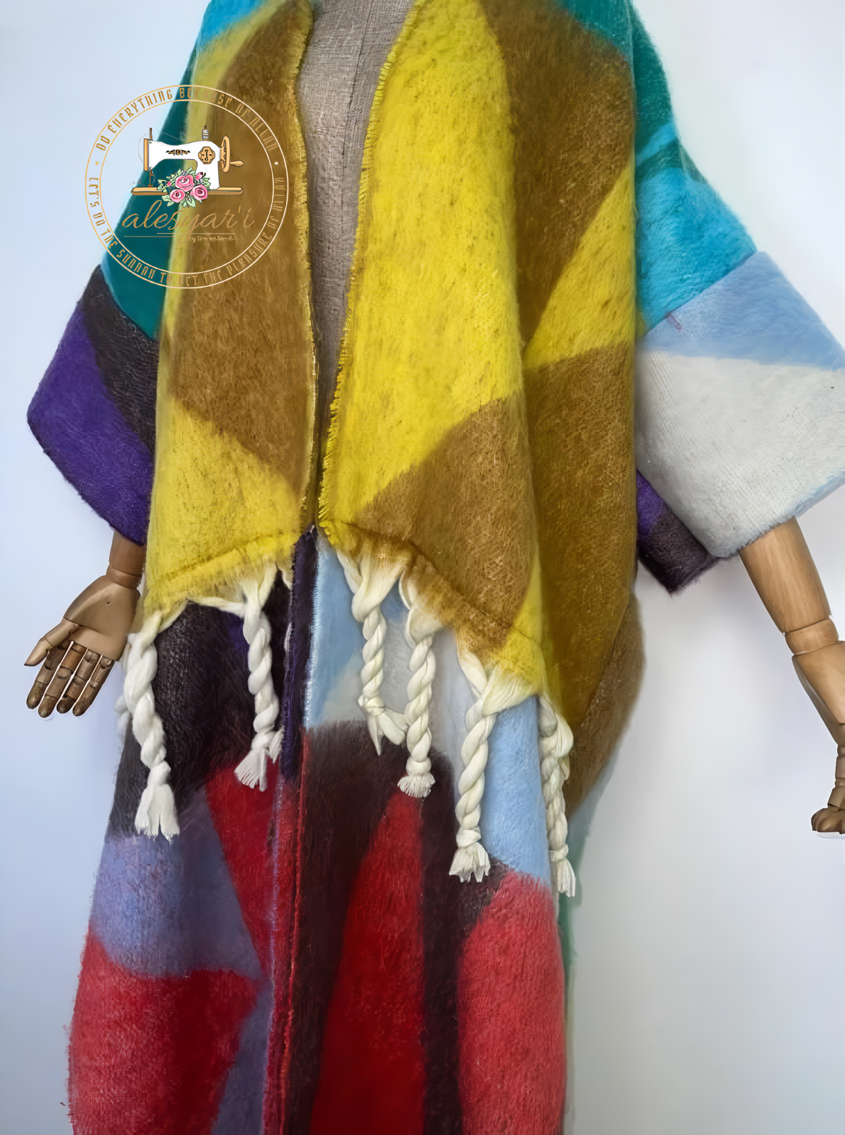 Alesyari Shop I Cozy Up in Style : Long Tassel Cardigan for Winter, Perfect for a Festive Christmas Look