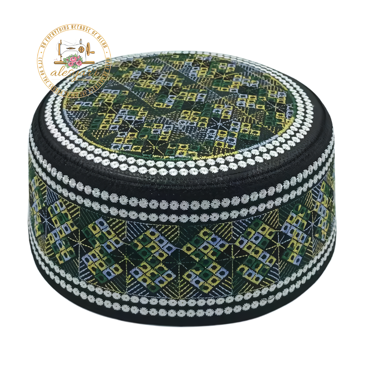 Alesyari Shop I Stylish Cotton Muslim Men's Prayer Hats - Elevate Your Spiritual Style with Our Islamic Collection