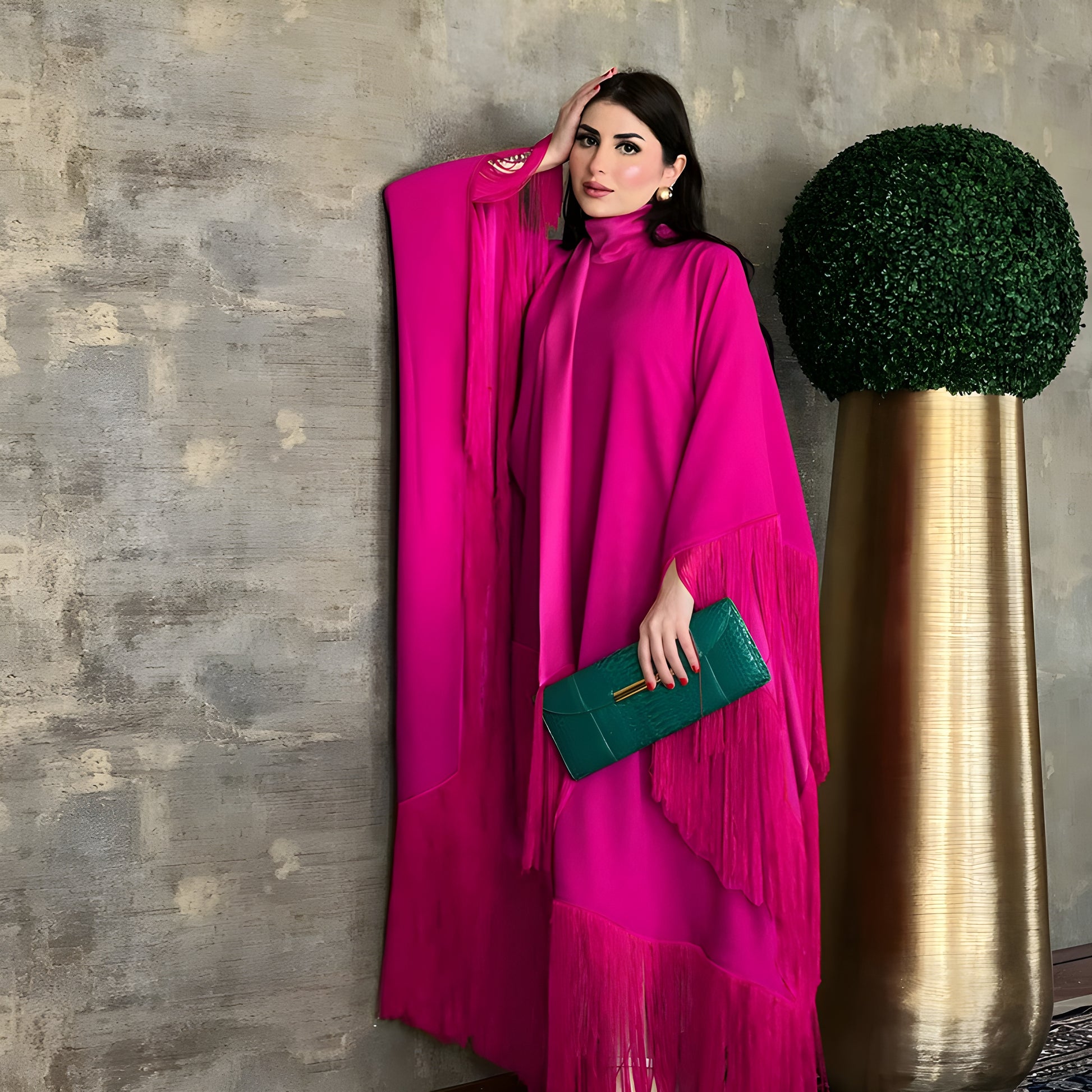 Alesyari Shop I Elegant Caftan for Muslim Women, Perfect for Eid, Ramadan, and Long Evenings - Unveiling the Latest in Dubai Abaya Fashion for 2023