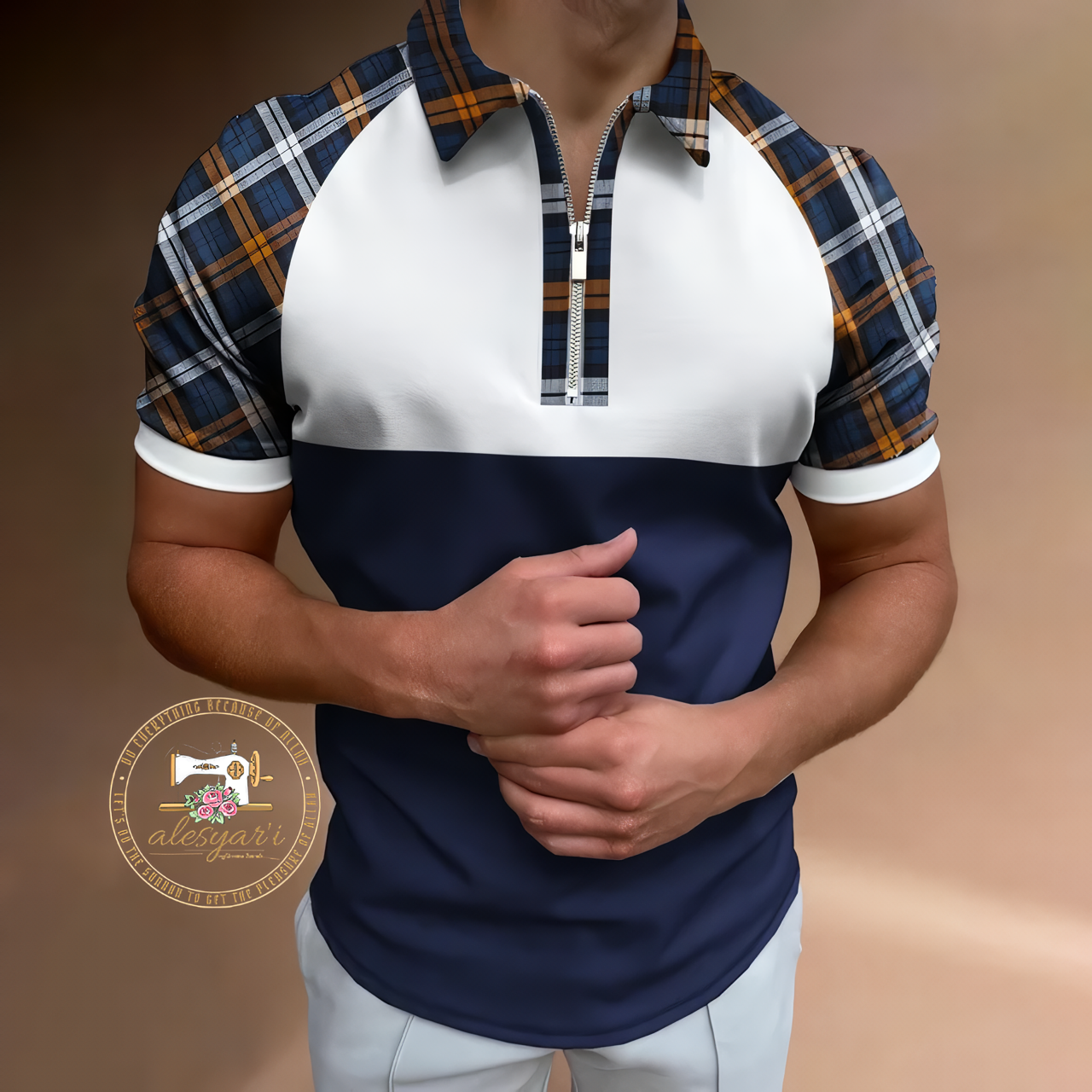 Alesyari Shop I The Latest in Men's Casual Summer Fashion with Short-Sleeved Lapel Polo Shirts