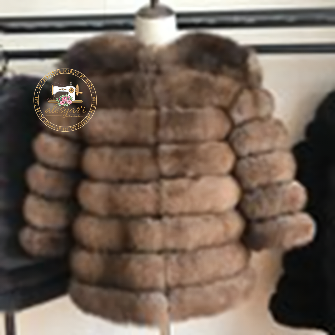 Alesyari Shop I Experience Winter Luxe: Unveiling Our New Fashion Real Natural Fox Fur Long Coat Jacket for Ultimate Warmth and Style