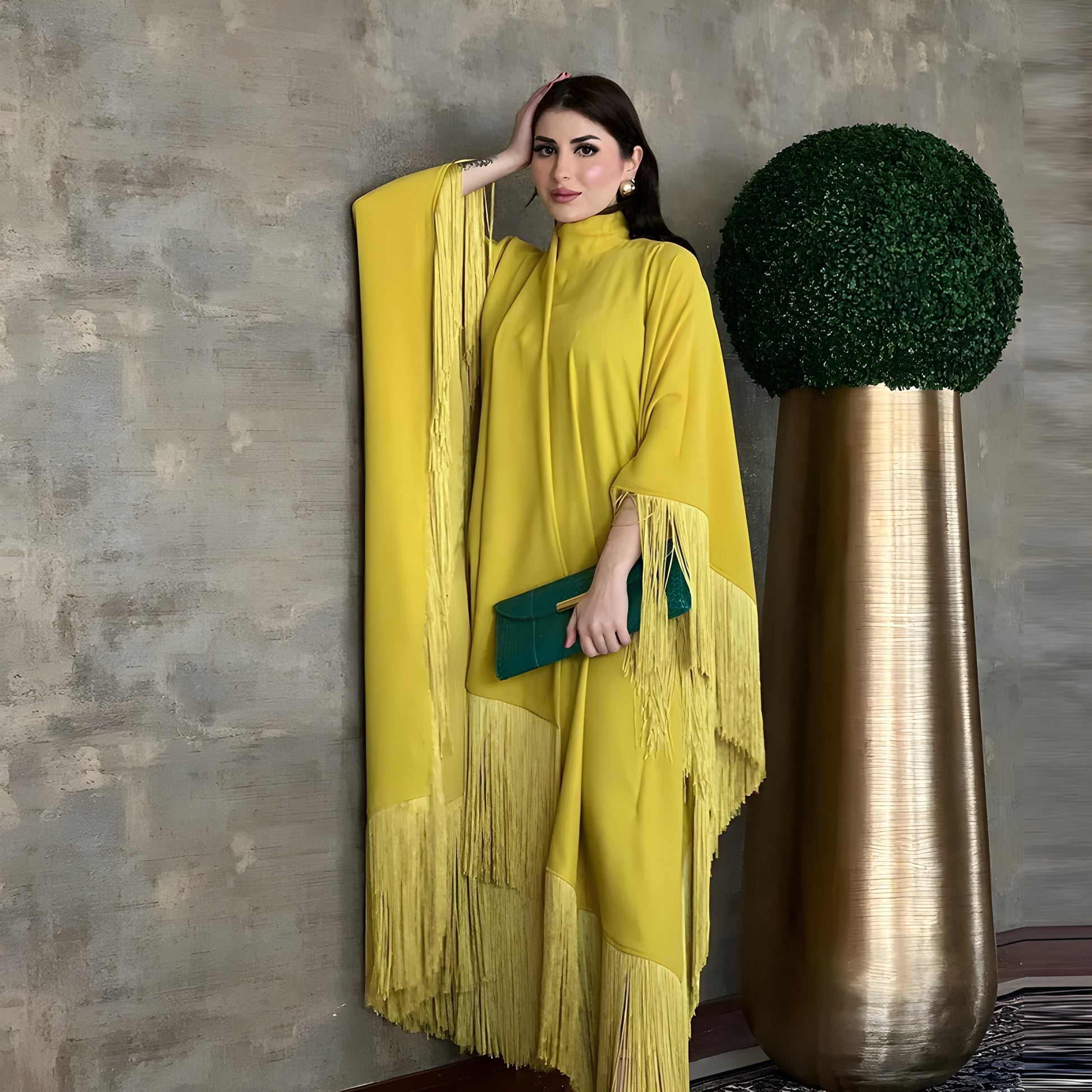 Alesyari Shop I Elegant Caftan for Muslim Women, Perfect for Eid, Ramadan, and Long Evenings - Unveiling the Latest in Dubai Abaya Fashion for 2023