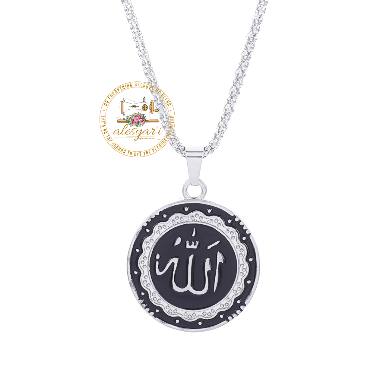 Alesyari Shop I Timeless Symbolic Rune Pendant: Elevate Your Style with Religious-Inspired Prayer Jewelry Gift