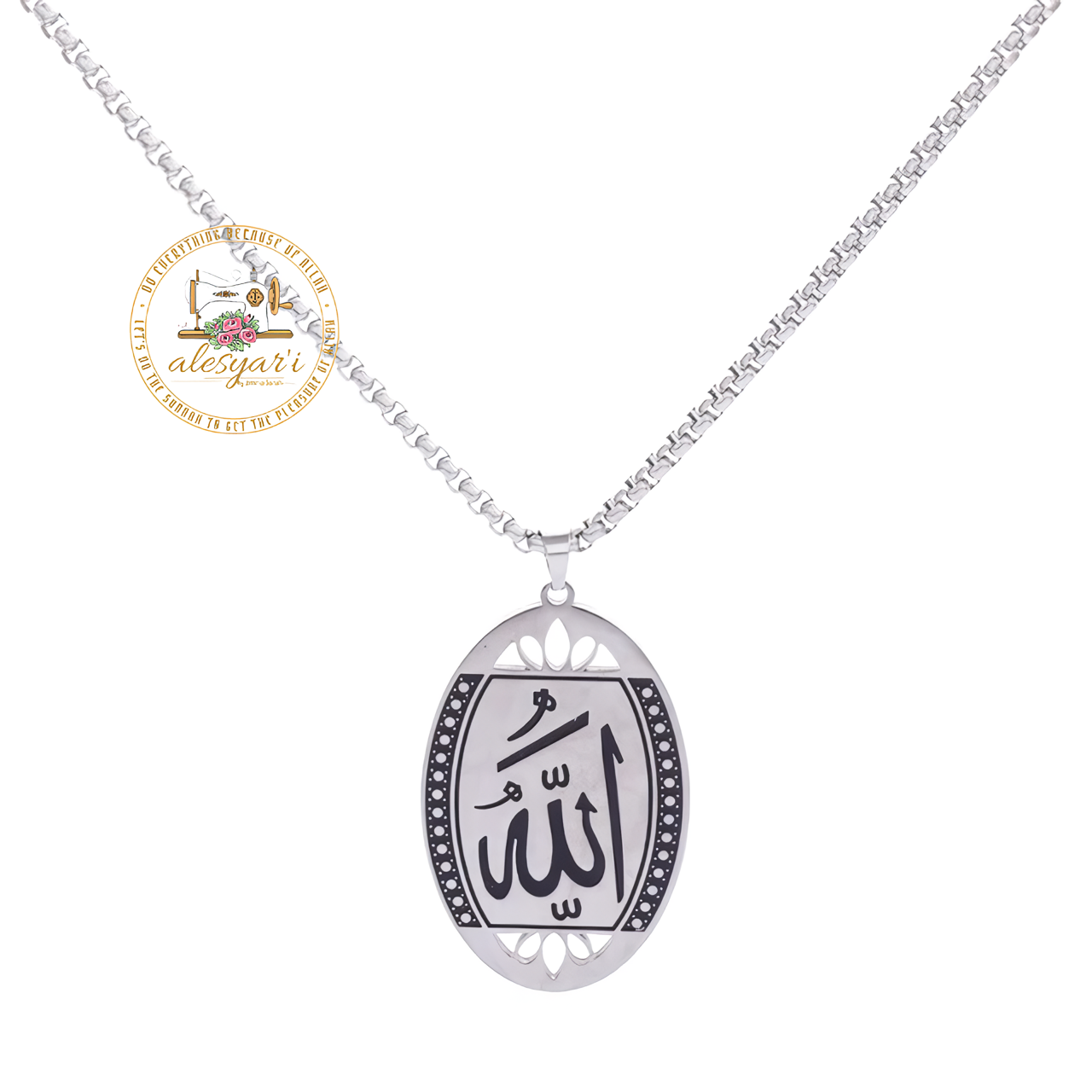 Alesyari Shop I Timeless Symbolic Rune Pendant: Elevate Your Style with Religious-Inspired Prayer Jewelry Gift