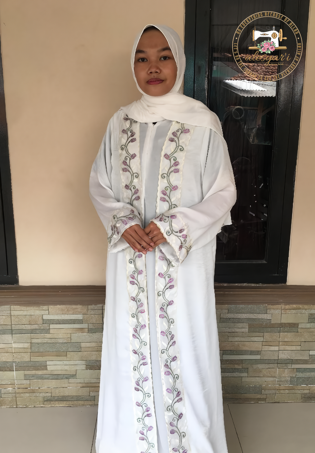 Alesyari Shop I 2024 Abaya Embroidered Muslim Long Dress Women Pearls Kaftan Abayas Robe Femme Musulmane Dubai Hijab Vestido Islamic Clothing Abayat