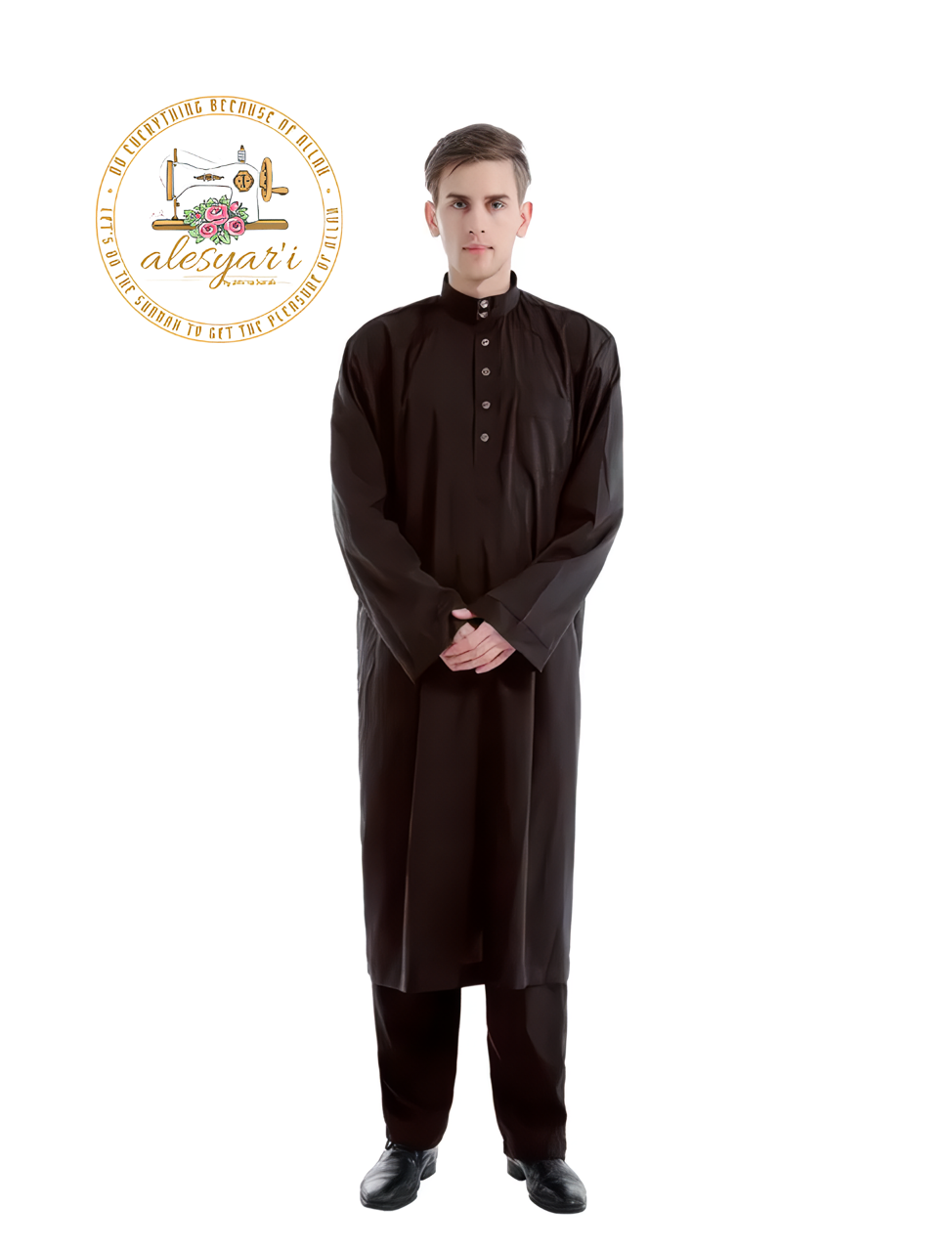 Alesyari Shop I Inspired Jubba Thobe and Abaya Set from Saudi Arabia, Dubai Kaftan, Perfect Eid Mubarak Ensemble