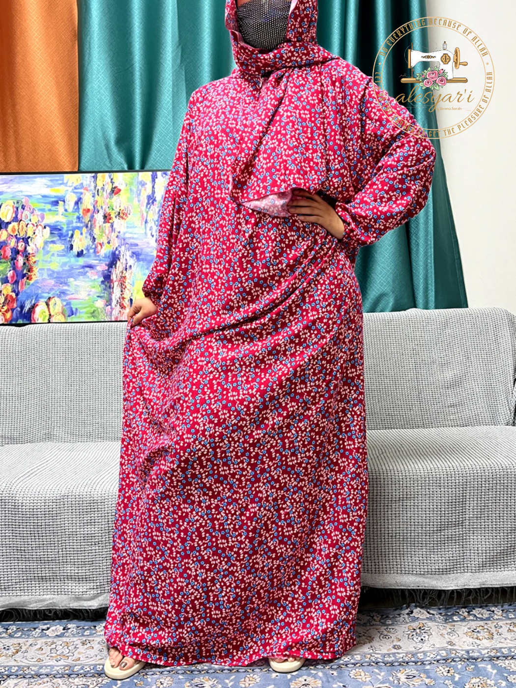 Alesyari Shop I Stylish Muslim Rayon Abayas for Women: 2024 Ramadan Prayers Collection Inspired by Dubai, Turkey, and the Middle East, featuring Loose-fitting African-inspired Dresses