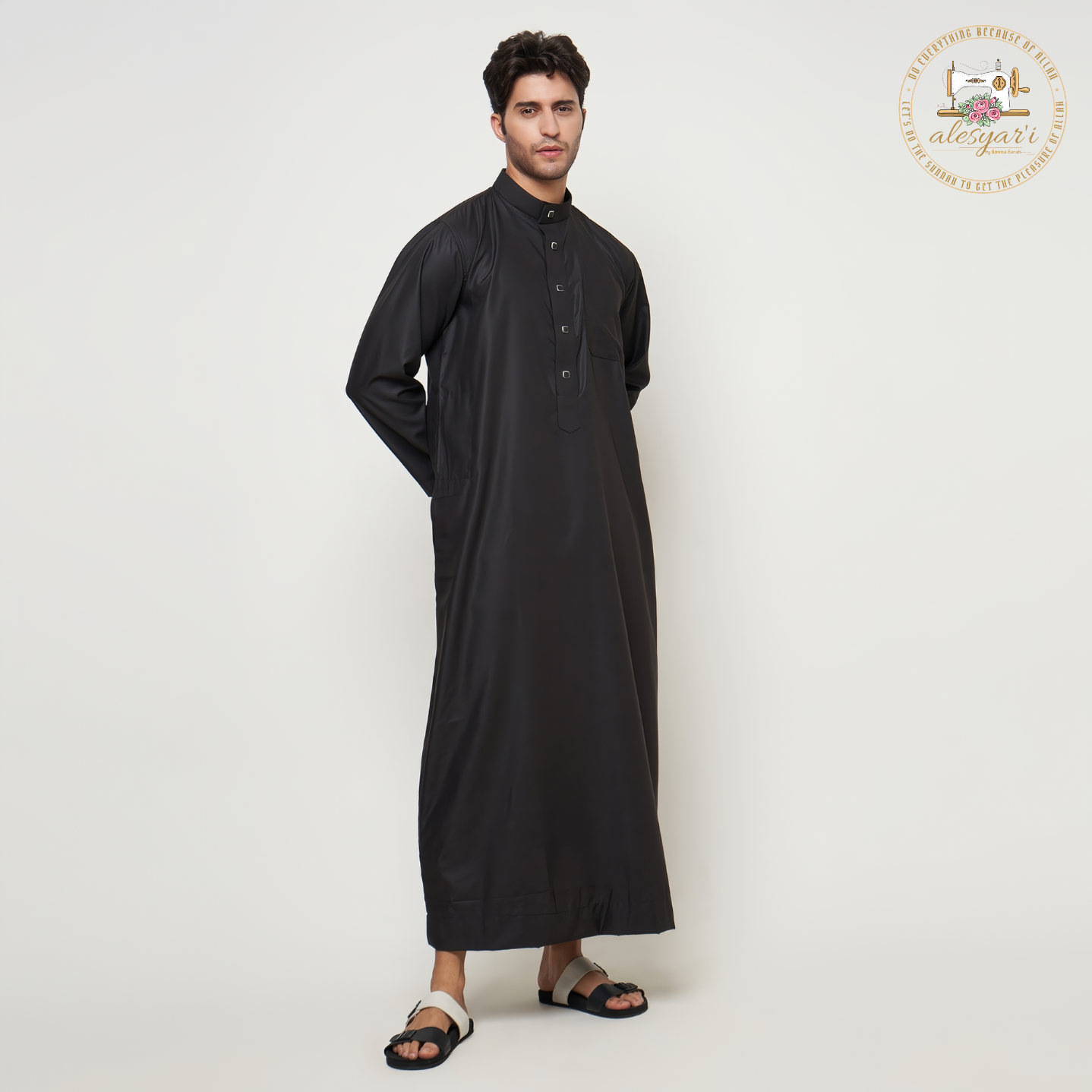 Islamic Jubba Thobe Long Sleeve Robe Shirts Hoodies Saudi Arab Kaftan Long Jubba Thobe Hombre Muslim Men Abaya Clothing