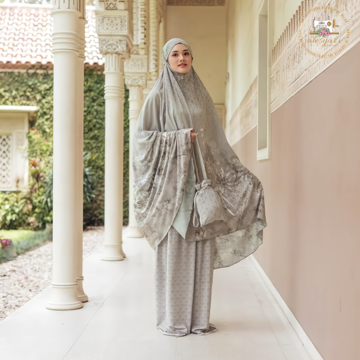 Alesyari shop I 2024 Ramadan Prayer Dress Khimar Abaya Saudi Arabia Turkey Islam Muslim Dress Prayer Clothes African Dresses