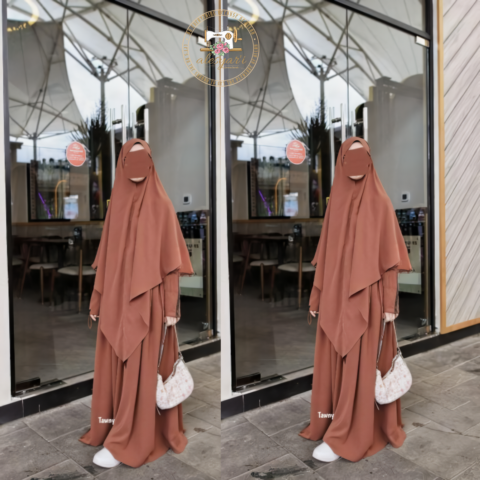 Alesyari Shop I 2024 Muslim Dress Mid Length Dubai Abaya Women Dress Clothing Sun Protection Patchwork Cardigan Middle East Robe