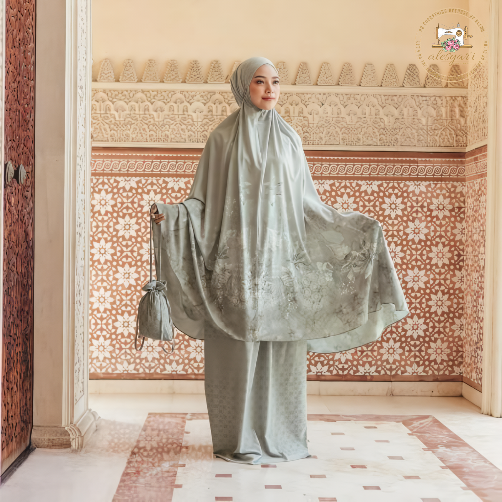 Alesyari shop I 2024 Ramadan Prayer Dress Khimar Abaya Saudi Arabia Turkey Islam Muslim Dress Prayer Clothes African Dresses