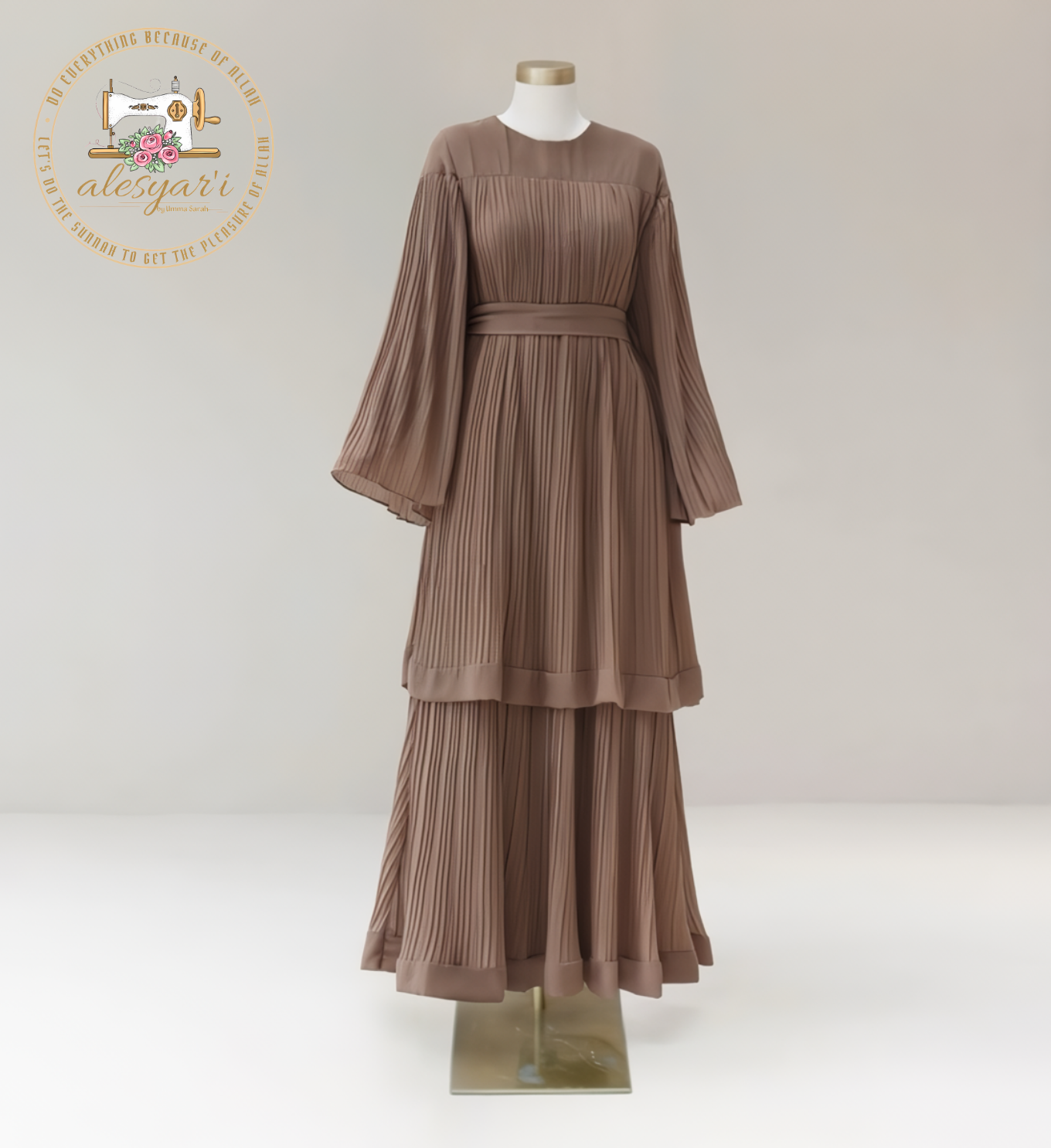 Alesyari Shop I 2024 Casual Women Dress Women Sundress Long Sleeve Maxi Vestidos Female Marocain Turkish Robe