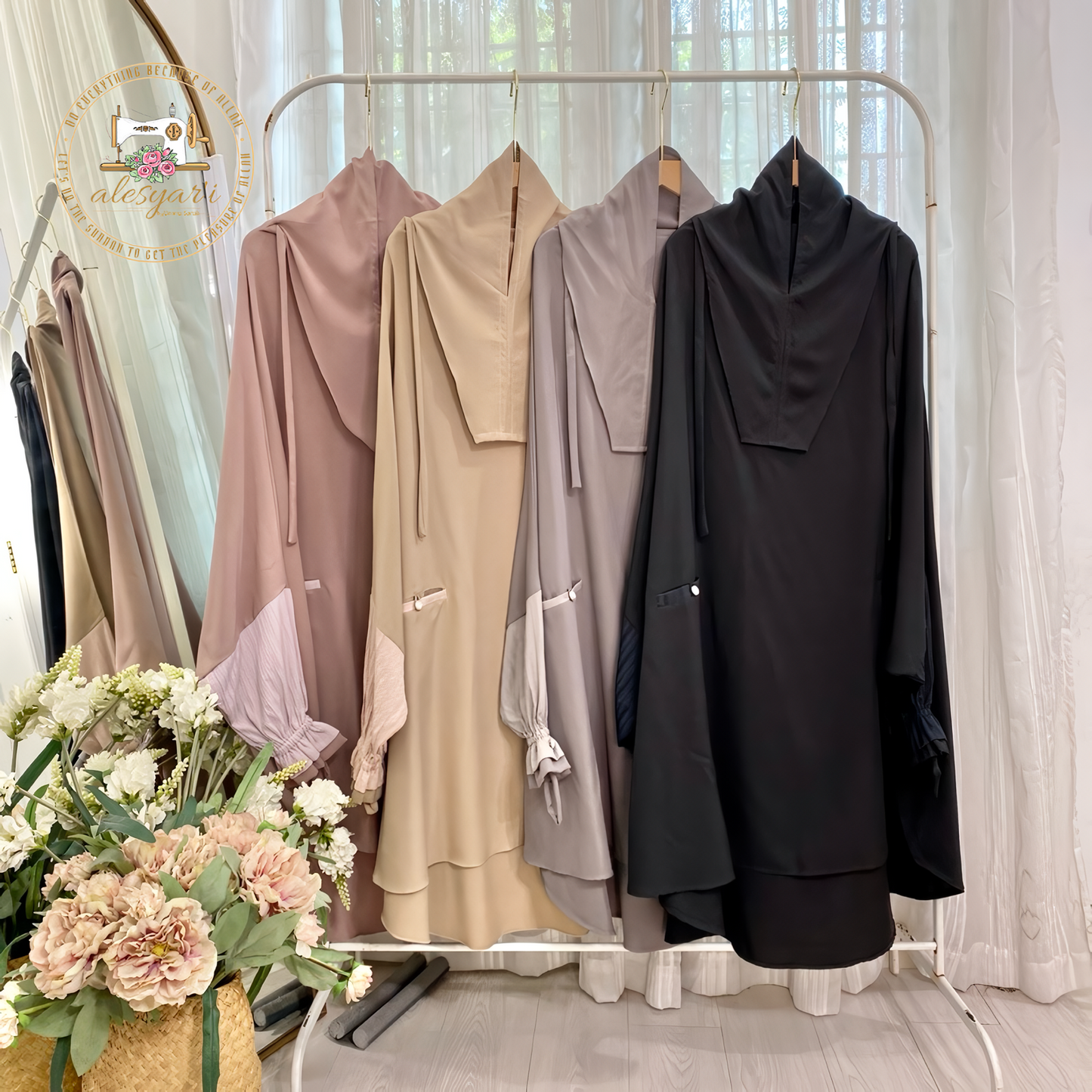 Alesyari Shop I Elegance and Comfort in Our Exclusive Syari Umrah and Hajj Abaya Set