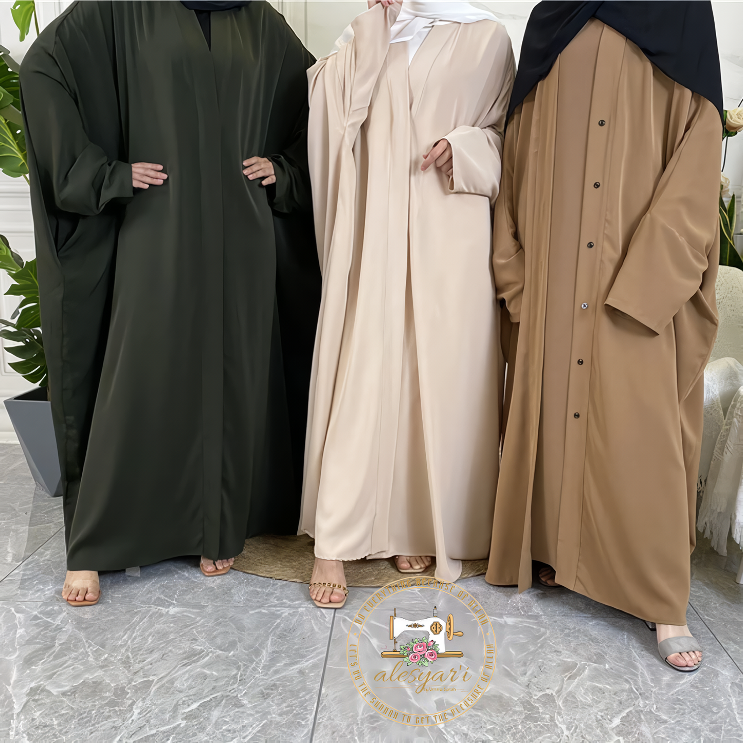 Alesyari Shop I Elevate Your Eid Mubarak Style with Long Maxi Dresses for Muslim Women during Ramadan and Islamic Occasions