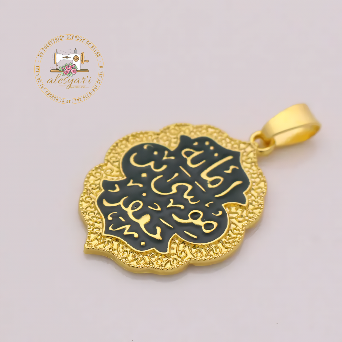 Alesyari Shop I Imam Musa bin Jafar KAZIM: Pendant Necklace, A Revered Figure in Islam, Amanat Musa bin Jafar