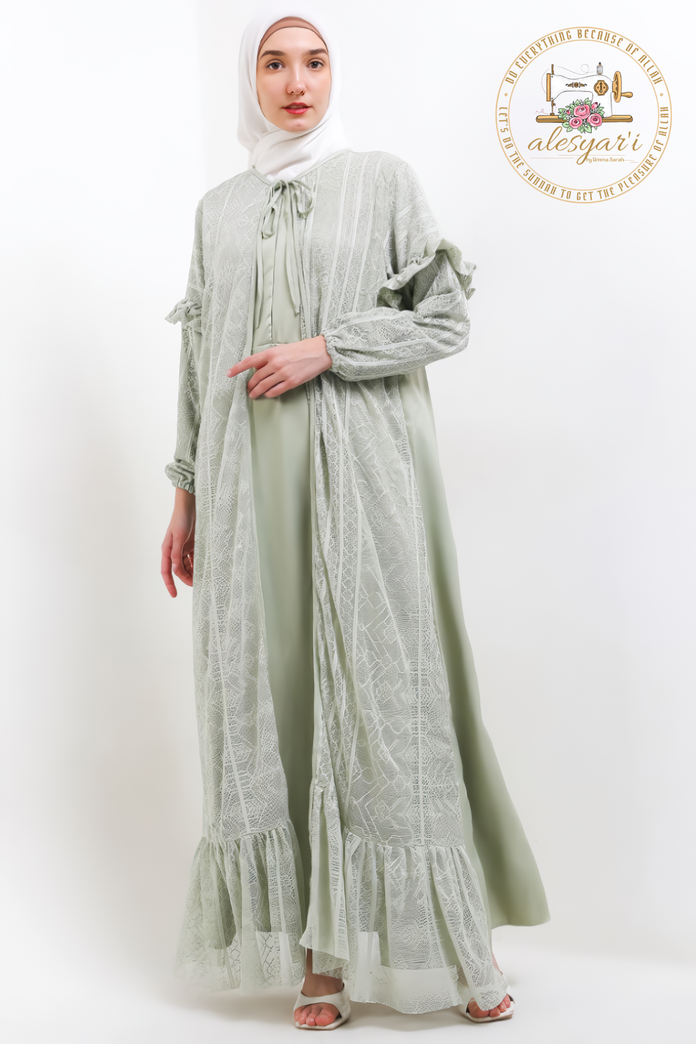 Eid Muslim Abaya for Women Embroidery Dress Set Dubai Arab Long Robe Morocco Abayas Kaftan