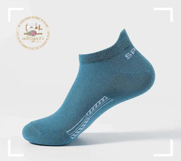 Alesyar'i Shop I 10 Pairs/Lot: High-Quality Men's Ankle Socks - Breathable Cotton, Mesh Design, Casual Athletic Style for a Cool and Comfortable Summer, Thin Cut Short Socks