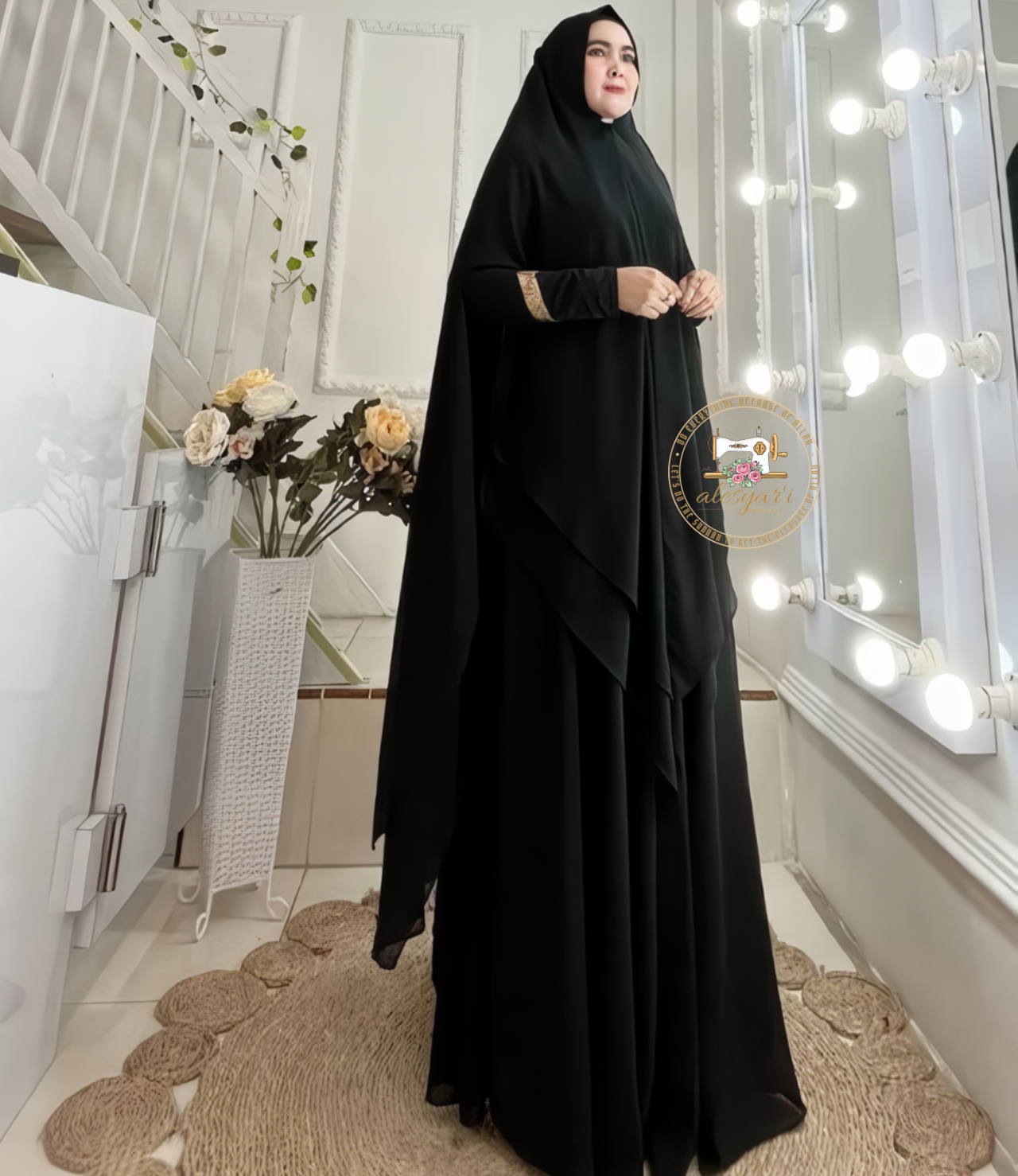 Alesyari Shop I 2024 Muslim Long Dress Oversize Robe Abayas For Women Long Sleeve Maxi Dresses Eid Mubarek Abaya Tukey Kaftan Islamic