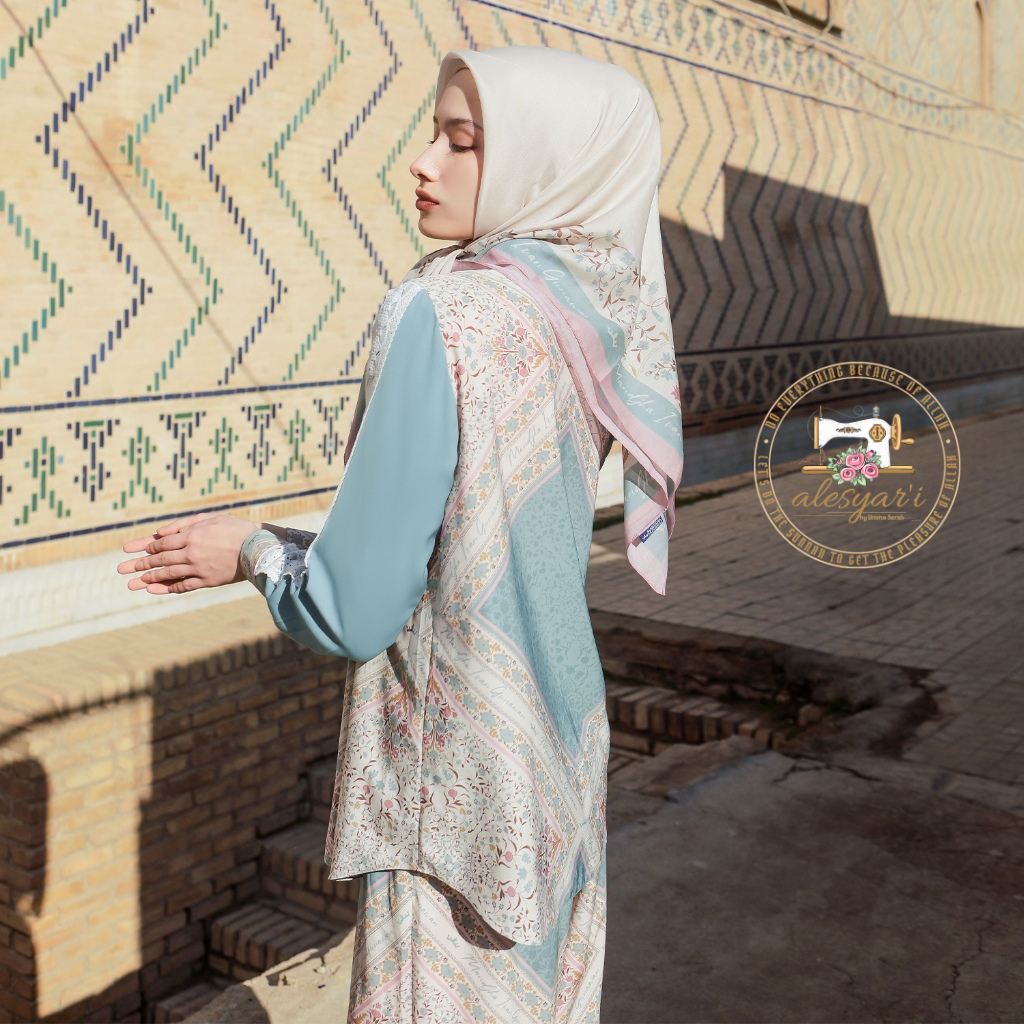 Alesyari Shop I Modest Elegance Limited Edition Set Dress - Authentic, Timeless Muslim Attire