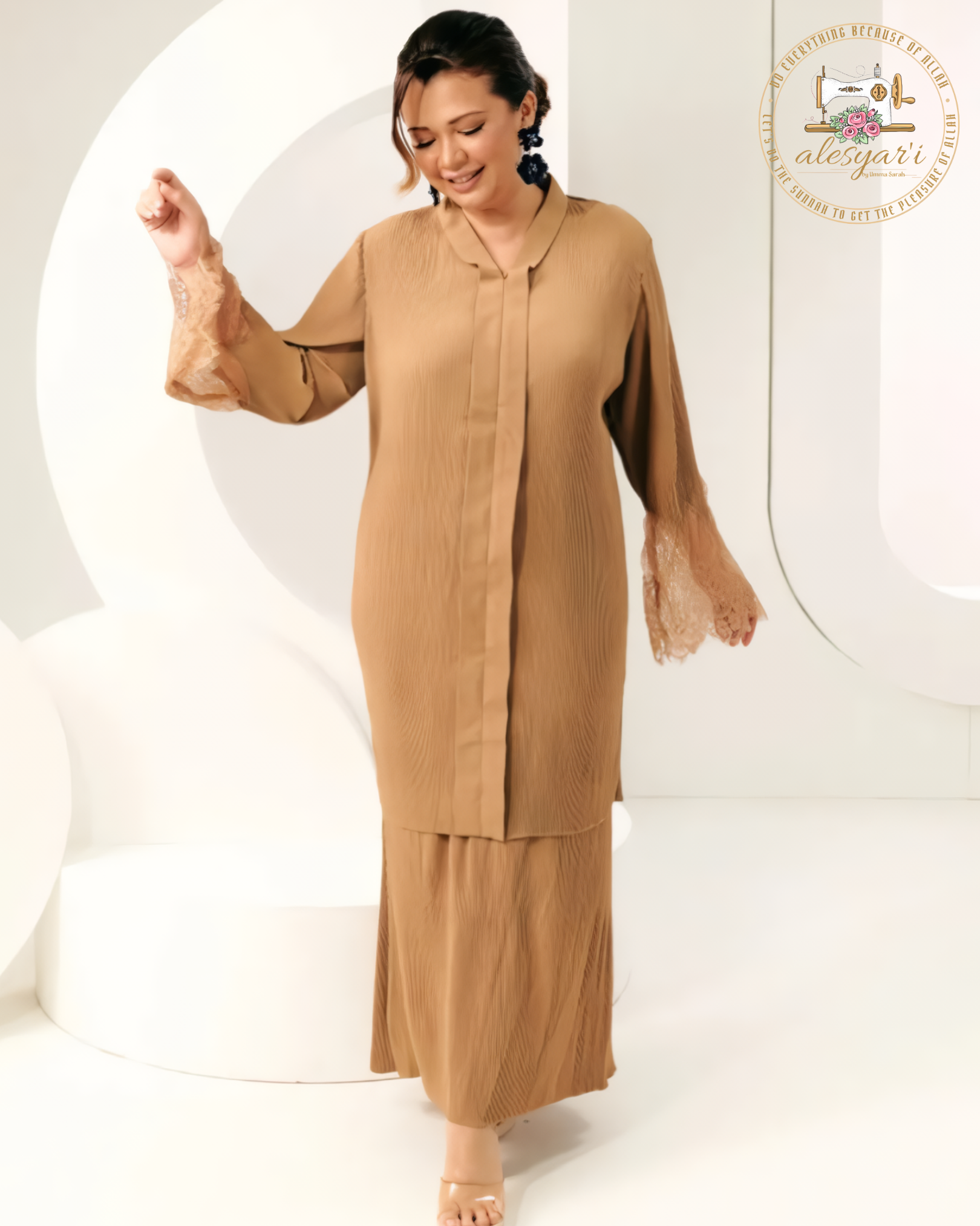 Alesyari Shop I Plus Size 2024 Women Elegant Dress Autumn Long Sleeve Sundress Loose Casual Party