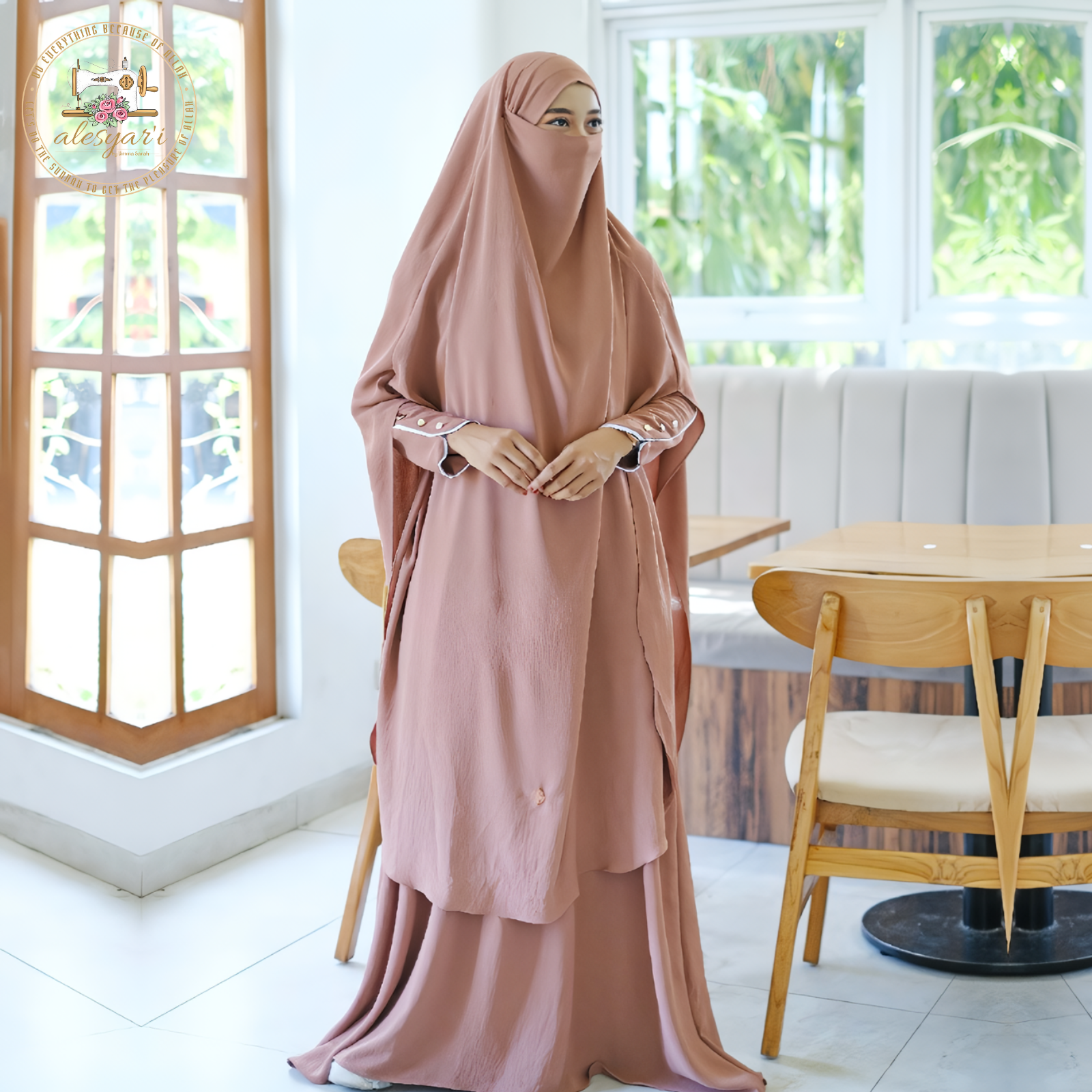 Alesyari Shop I Plain Abaya Ramadan Eid Butterfly Sleeve Muslim Long Dress Inside Belt Women Party Gowns Dubai Turkey Kaftan Islamic Clothing