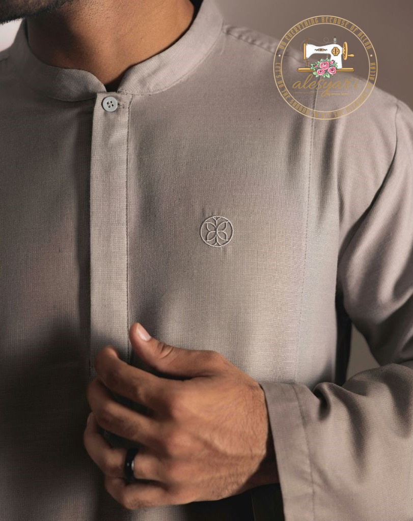 Alesyari Shop I Umrah Essentials Premium Long-Sleeved Mens Abaya and Jubah, Perfect for and Everyday Comfort