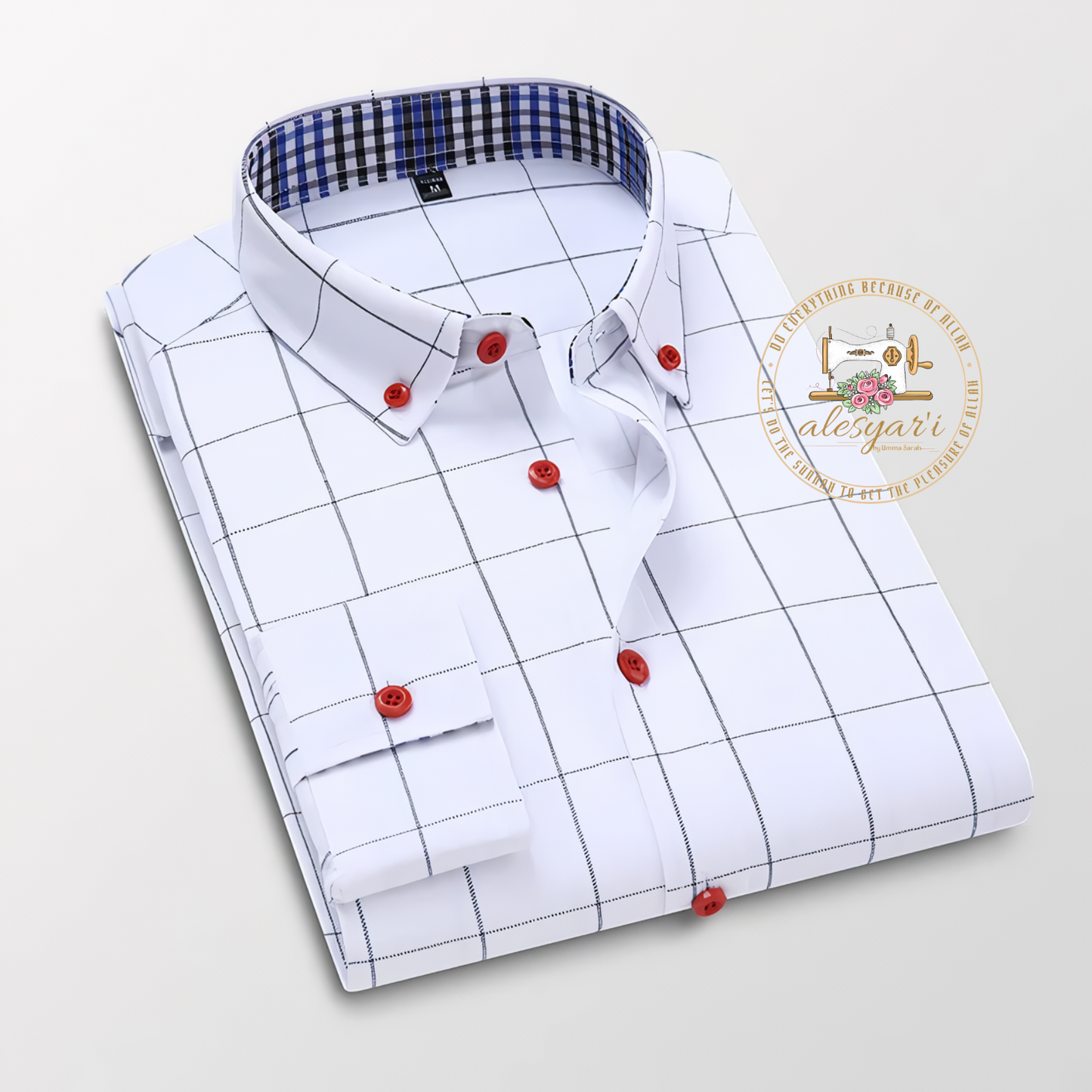 Alesyari Shop I Autumn Collection: Men's Long-Sleeved Dress Shirts in Pure Cotton, Featuring Business Casual Stretch and Slim Fit – Fashionable Men's Clothing