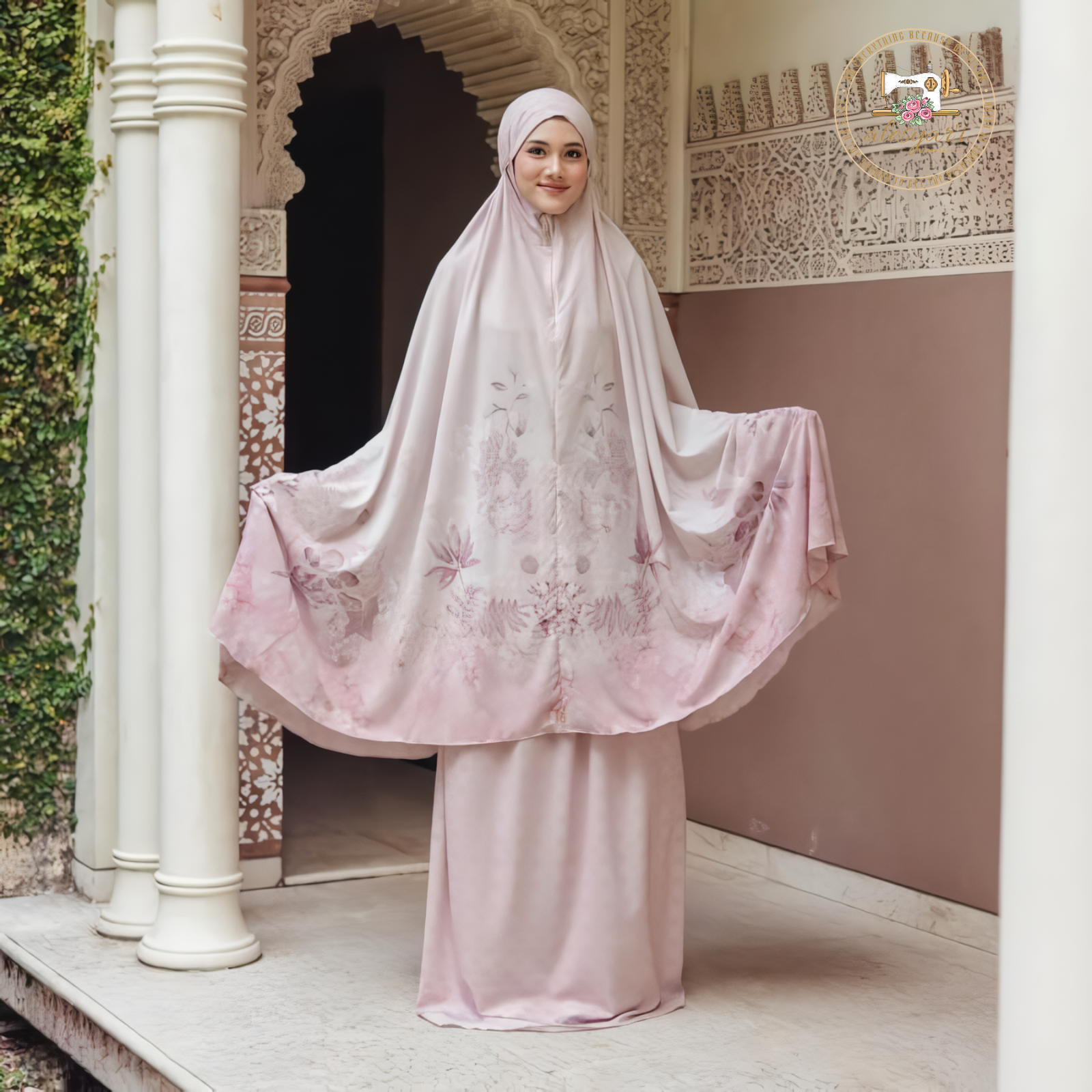 Alesyari shop I 2024 Ramadan Prayer Dress Khimar Abaya Saudi Arabia Turkey Islam Muslim Dress Prayer Clothes African Dresses