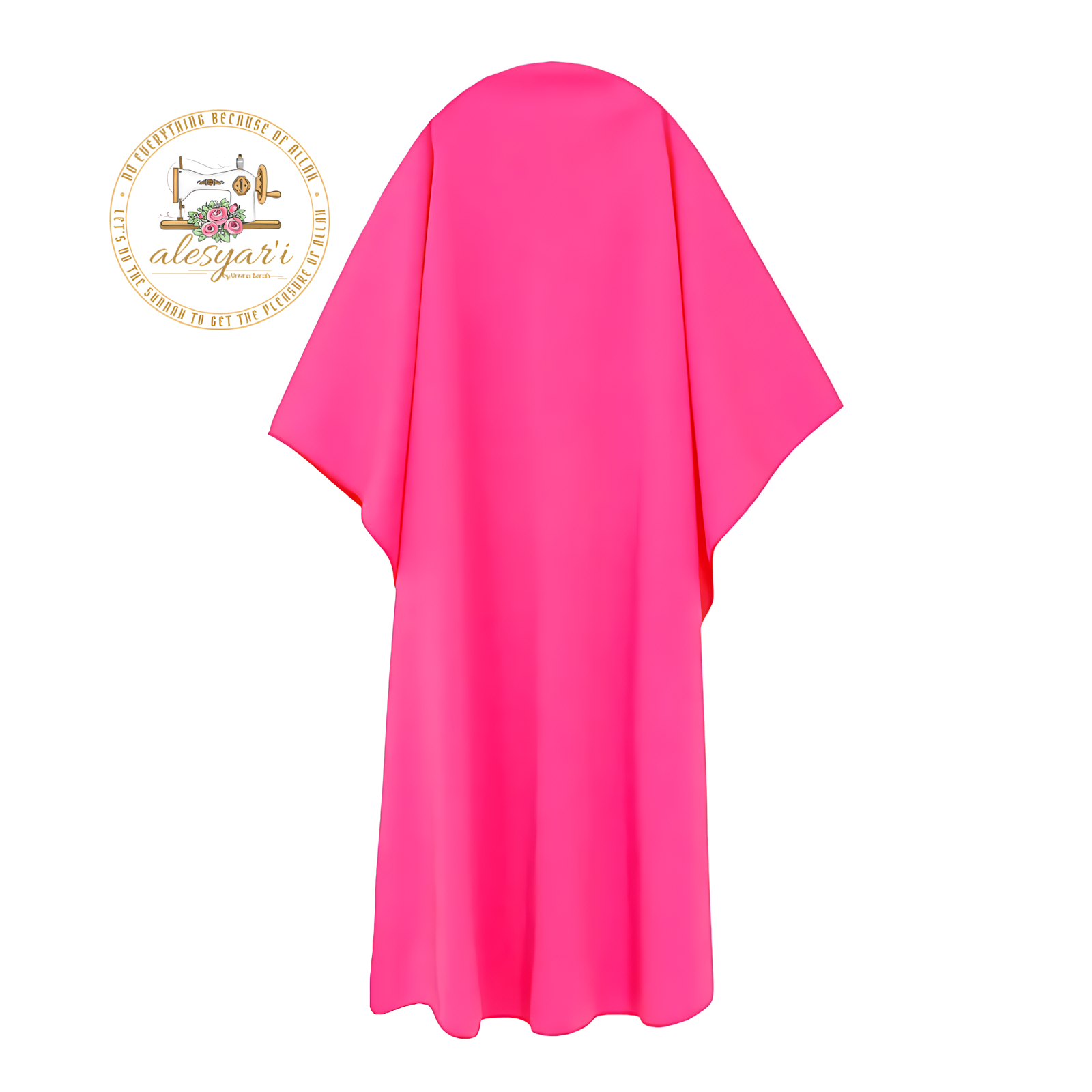 Alesyari Shop I Kids' Kaftan Abaya with Hijab – Graceful Islamic Attire for Young Muslim Girls