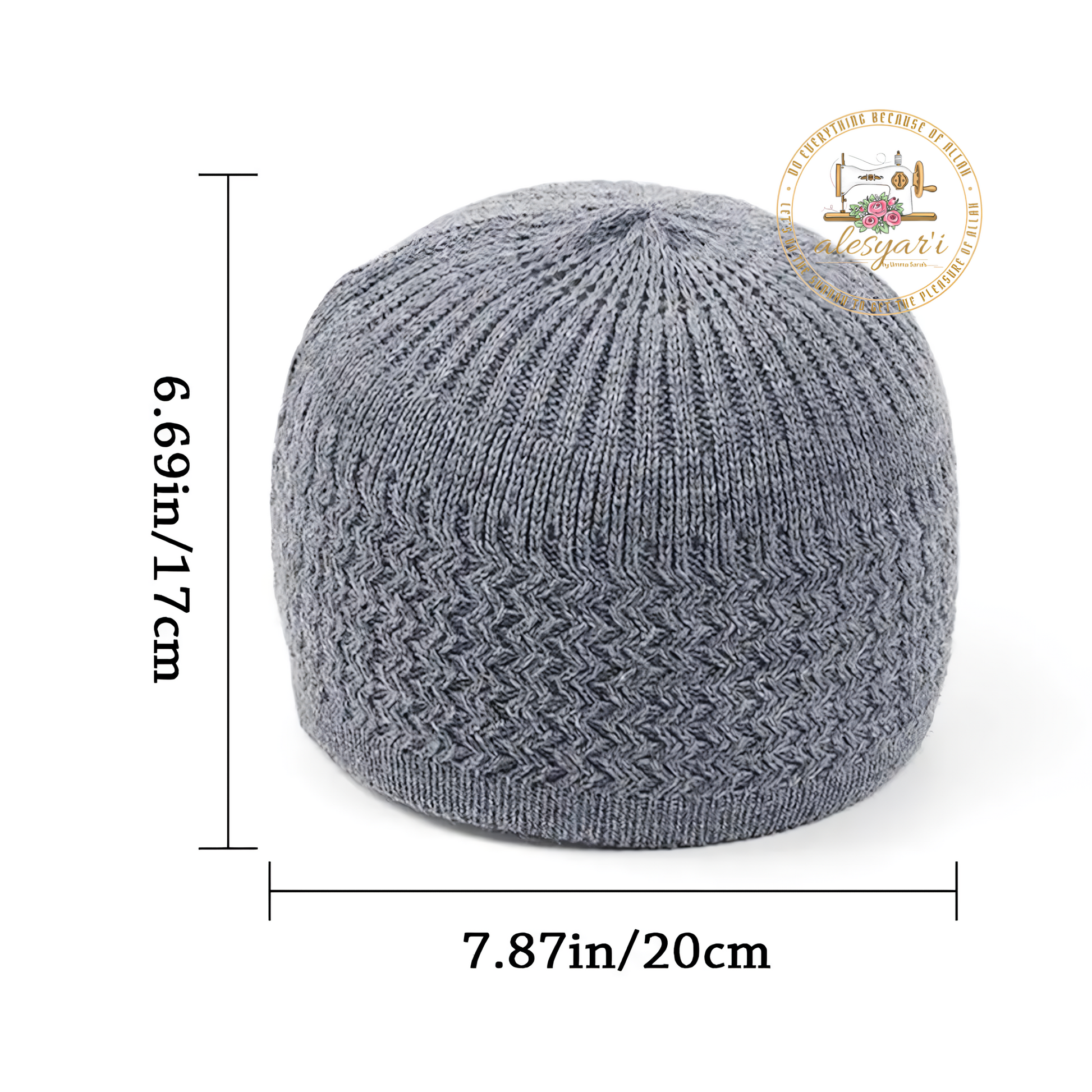 Alesyari Shop I New Winter Warmth: Woolen Muslim Caps for Mosque - Unisex Beanies