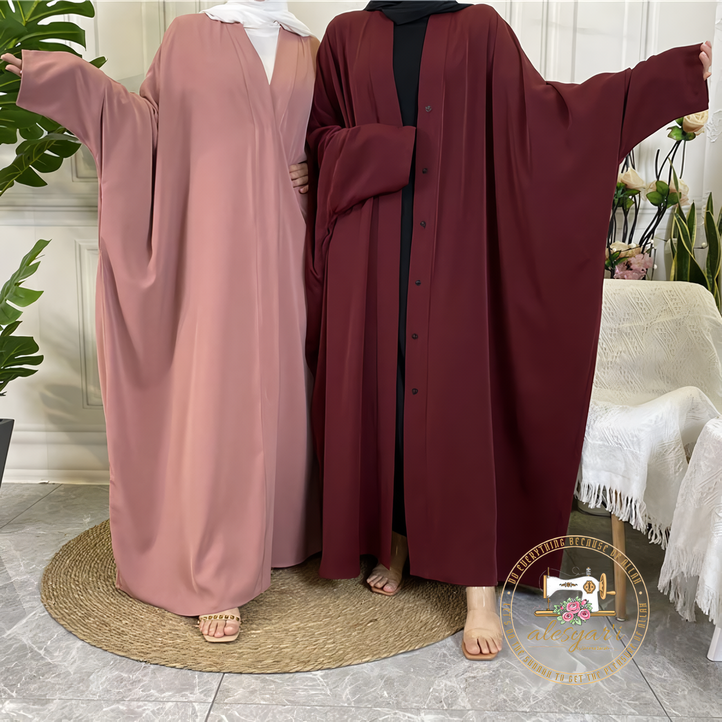 Alesyari Shop I Elevate Your Eid Mubarak Style with Long Maxi Dresses for Muslim Women during Ramadan and Islamic Occasions