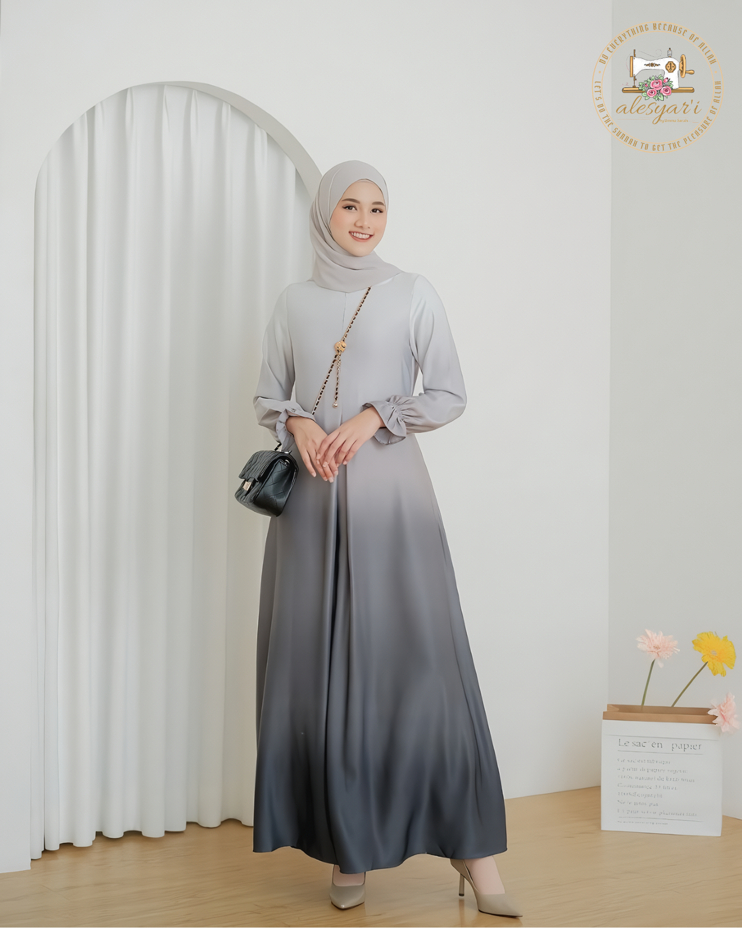 Alesyari Shop I Summer Abayas For Women Jilbab Short Sleeves Plus Size Caftan Loose Dress Kaftan Cover up