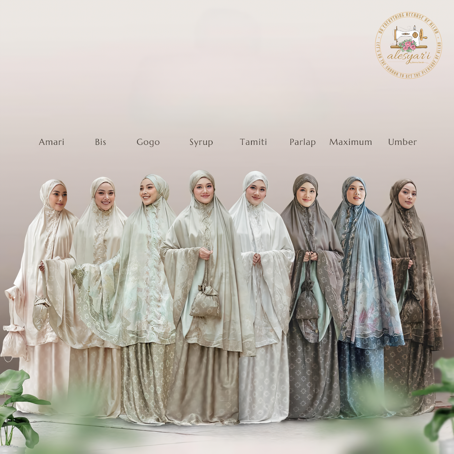 Alesyari Shop I 2024 Women's Prayer Garment Ramadan Muslim Abaya Kaftan Women Jilbab with Hijab Abayat Islam Modest Dress Robe Islamic Arab Clothes