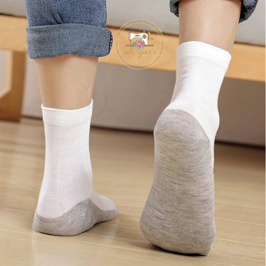 Alesyari Shop I 10 Pairs of Autumn-Winter Thicken Mid-Length Cotton Socks for Men – Deodorant, Sweat-Absorbing, and Casual Sport Comfort