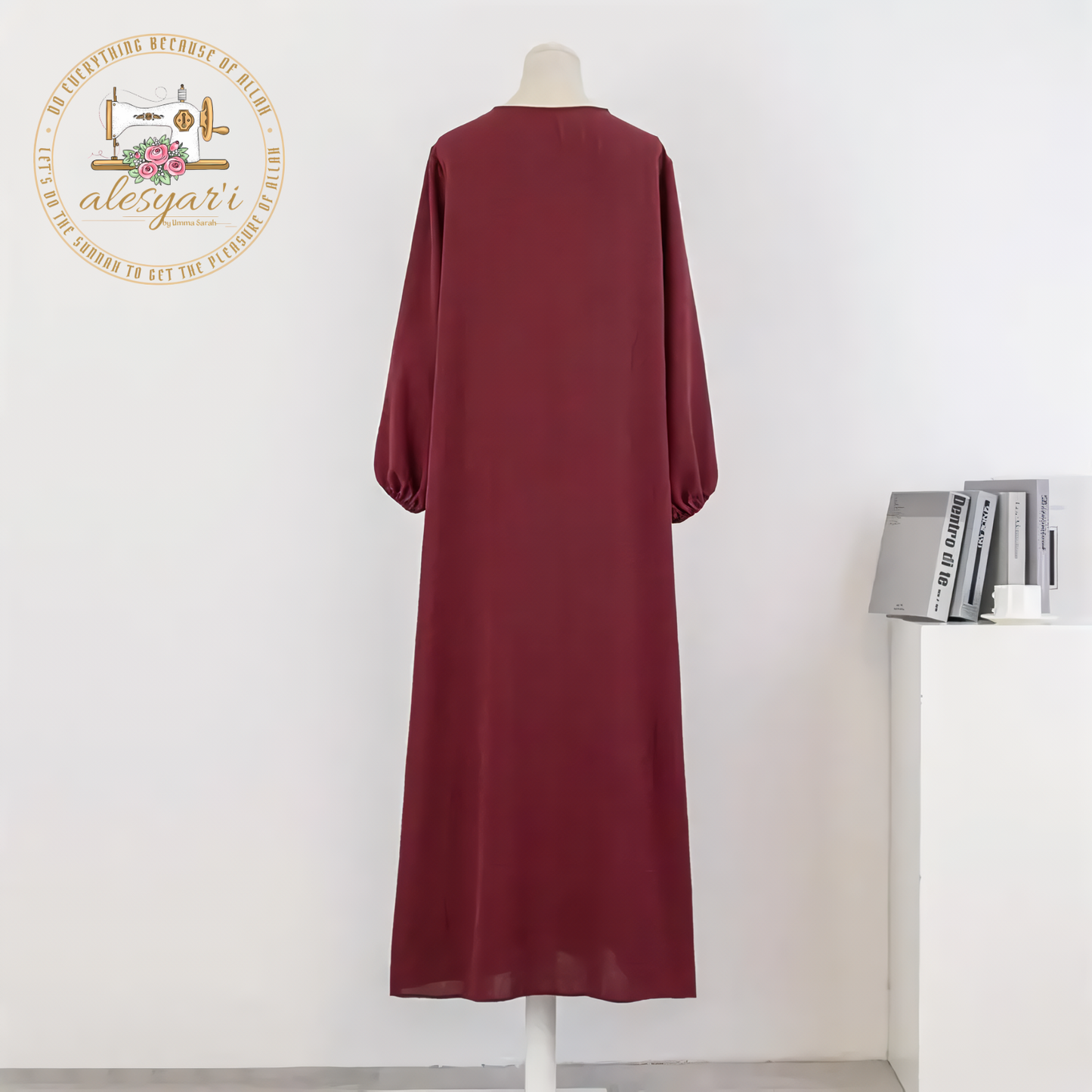 Alesyari Shop I Spring Full Sleeve Dresses for Women: Loose-Fit Casual Maxi Dresses with Full Sleeves in Plus Size, Ideal for Fall, Catering to Women Weighing 120KG