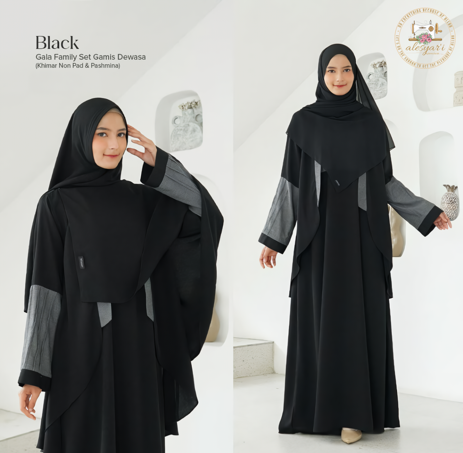 Alesyrai Shop I Women Abaya Eid Kaftan Muslim Jilbab Islam Robe Dress Clothing Fashion Caftan