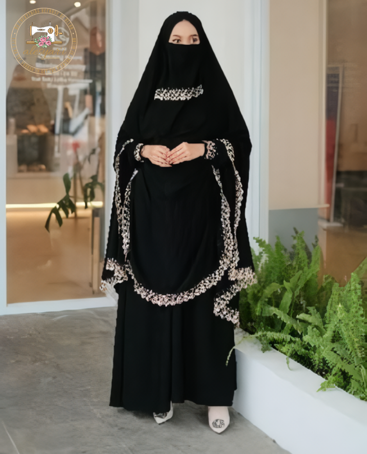 Alesyari Shop I 2024 Women Muslim Long Dress Full Sleeve Maxi Dresses Dubai Abaya IsIamic Clothing Hijab Vestidos Robe Autumn Fashion