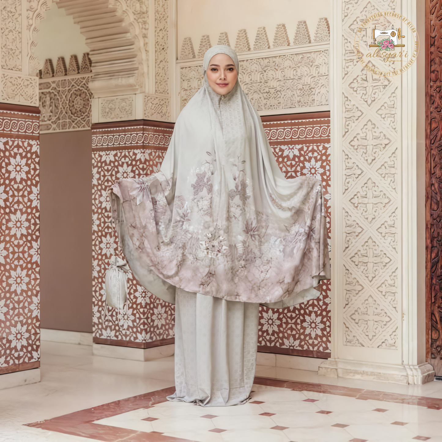 Alesyari shop I 2024 Ramadan Prayer Dress Khimar Abaya Saudi Arabia Turkey Islam Muslim Dress Prayer Clothes African Dresses