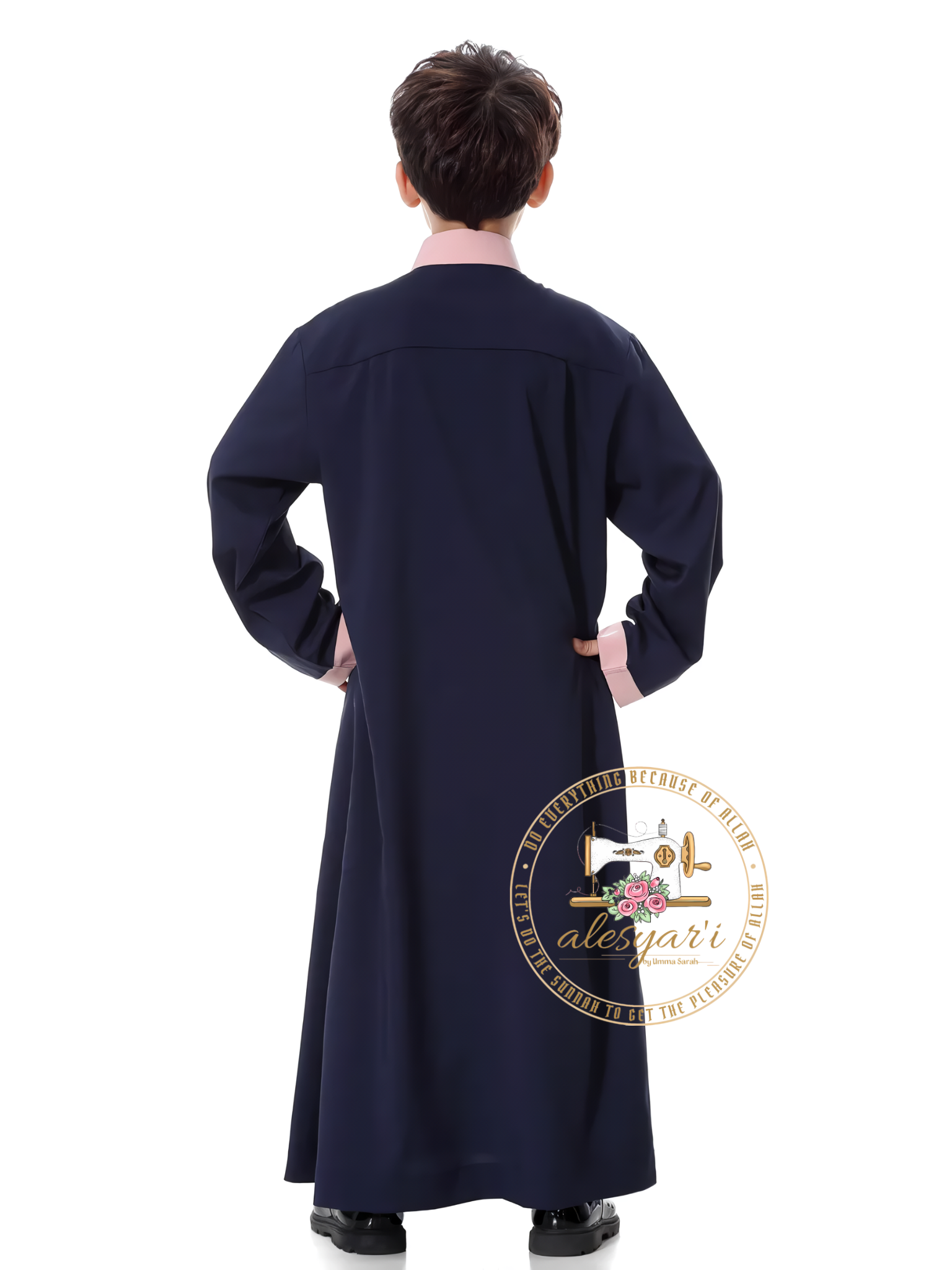 Alesyari Shop I Muslim Abaya Jubba Thobe For Boy Saudi Arabia Dubai Teenagers Long Robe Kids Islamic Clothing Ramadan Costumes Kaftan