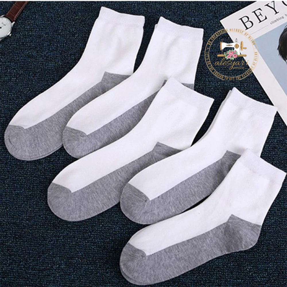 Alesyari Shop I 10 Pairs of Autumn-Winter Thicken Mid-Length Cotton Socks for Men – Deodorant, Sweat-Absorbing, and Casual Sport Comfort