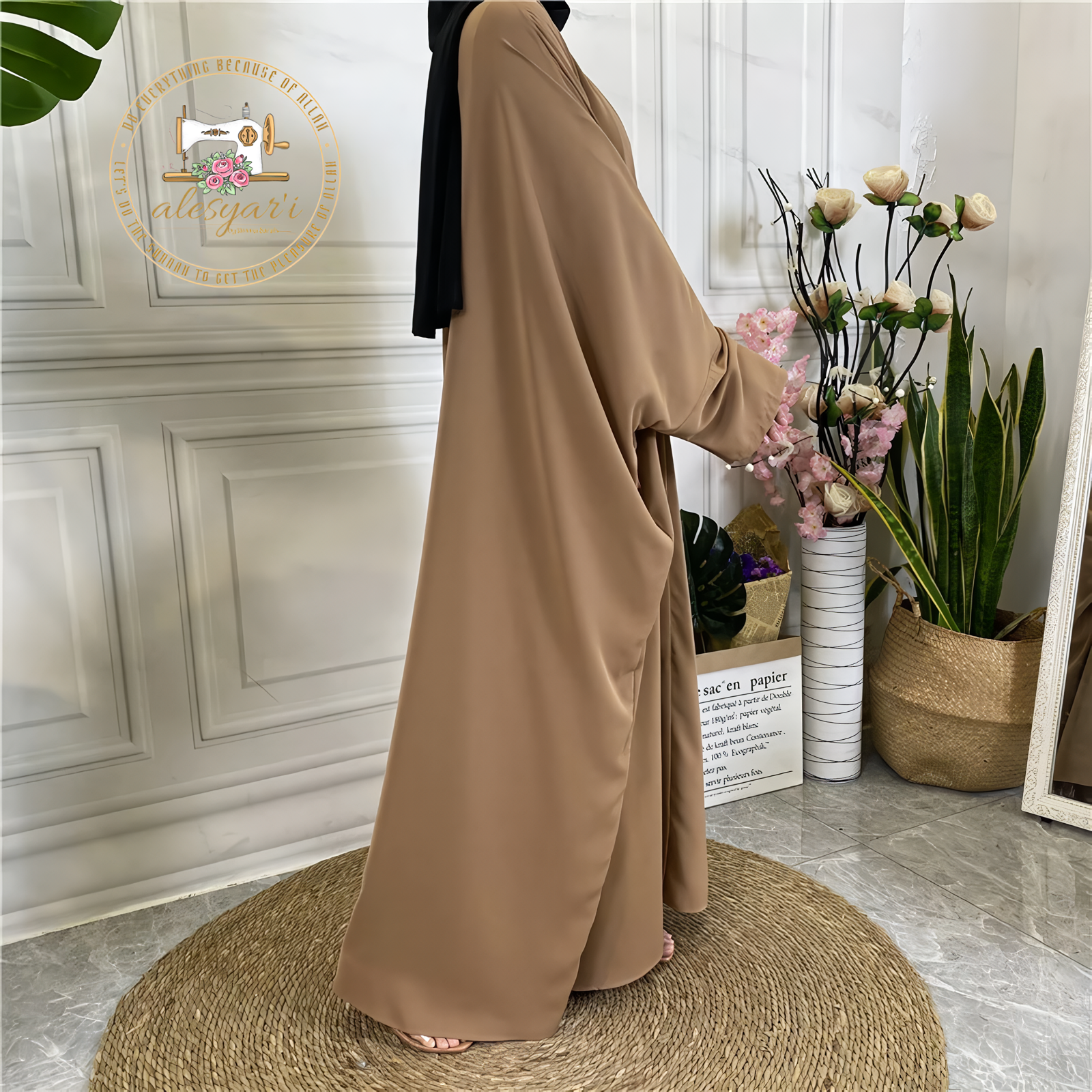 Alesyari Shop I Elevate Your Eid Mubarak Style with Long Maxi Dresses for Muslim Women during Ramadan and Islamic Occasions