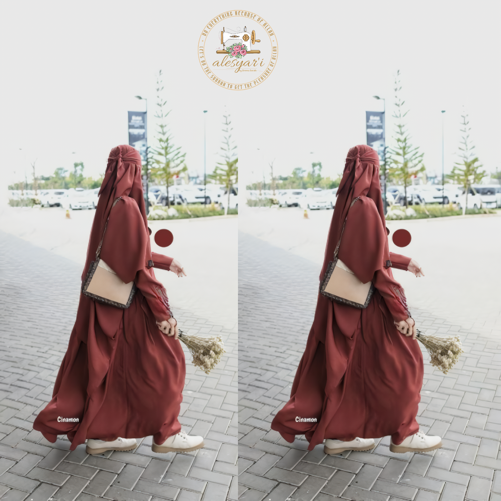 Alesyari Shop I 2024 Muslim Dress Mid Length Dubai Abaya Women Dress Clothing Sun Protection Patchwork Cardigan Middle East Robe